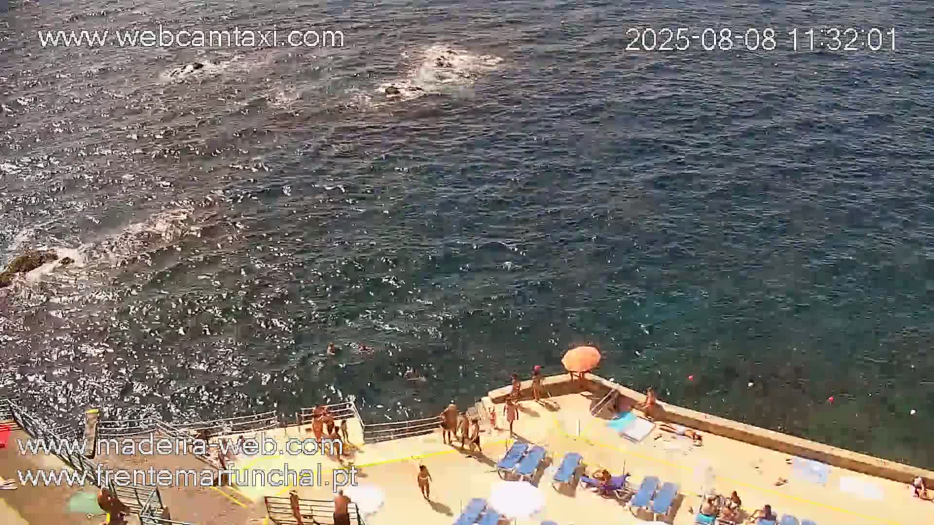 Barreirinha Beach & Funchal Center Live Cam - Funchal, Madeira, Portugal