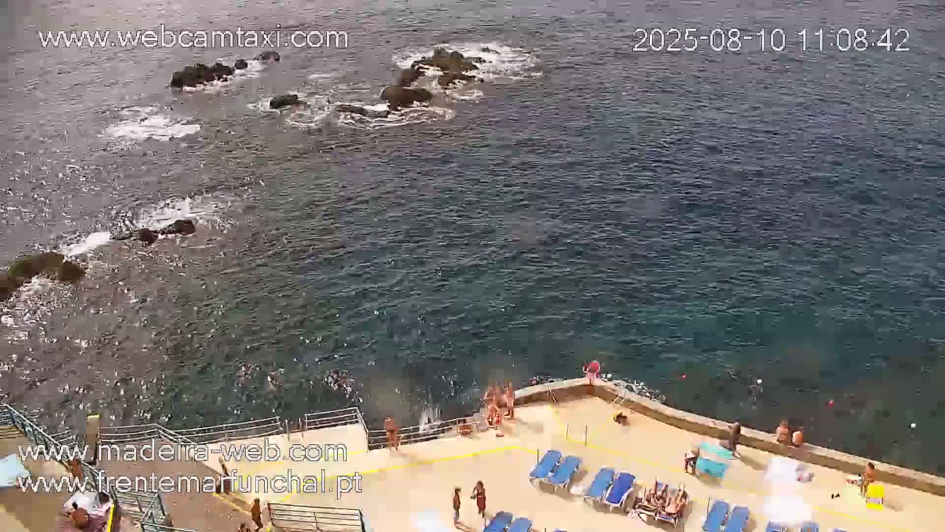 Barreirinha Beach & Funchal Center Live Cam - Funchal, Madeira, Portugal