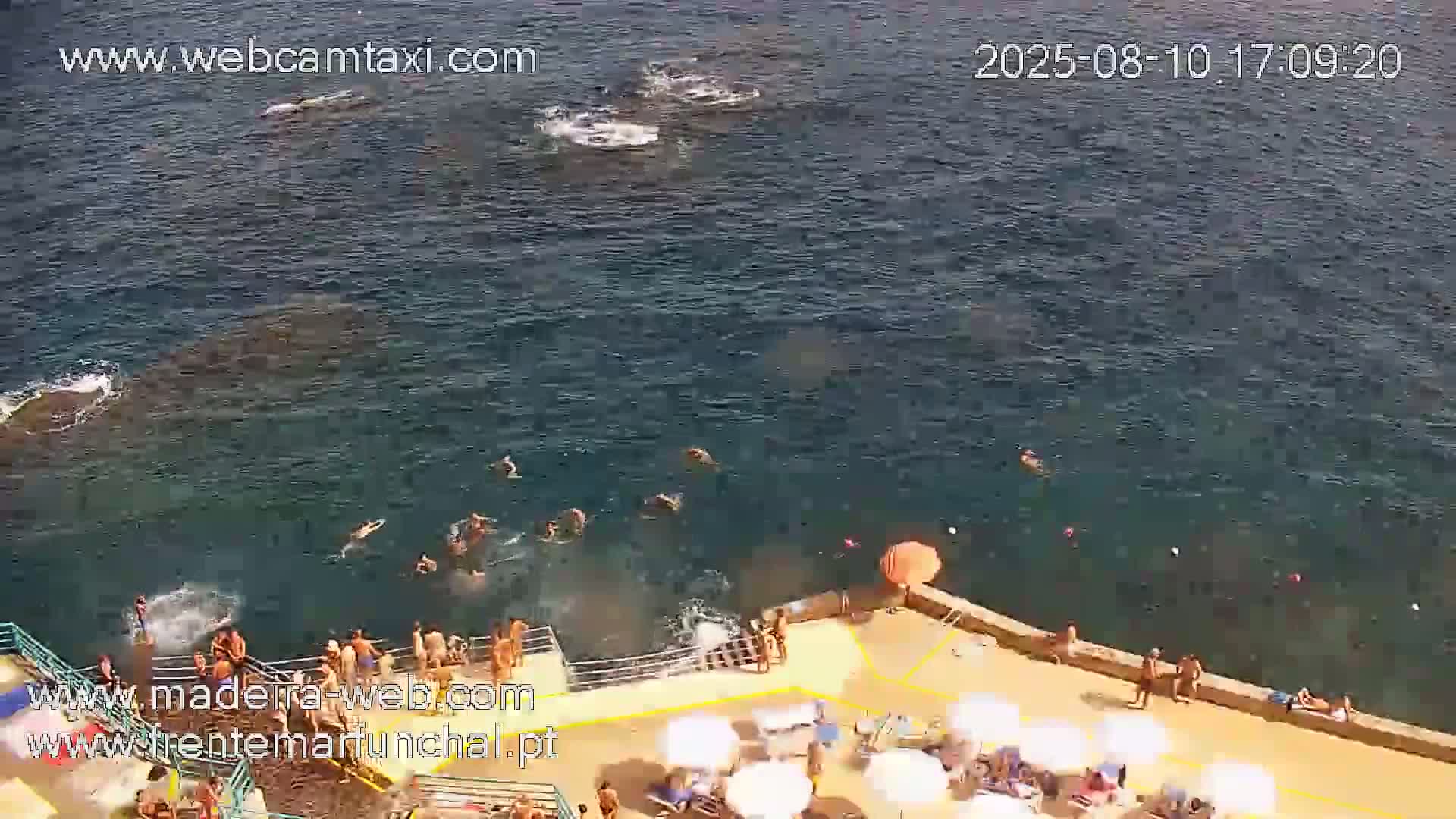 Barreirinha Beach & Funchal Center Live Cam - Funchal, Madeira, Portugal