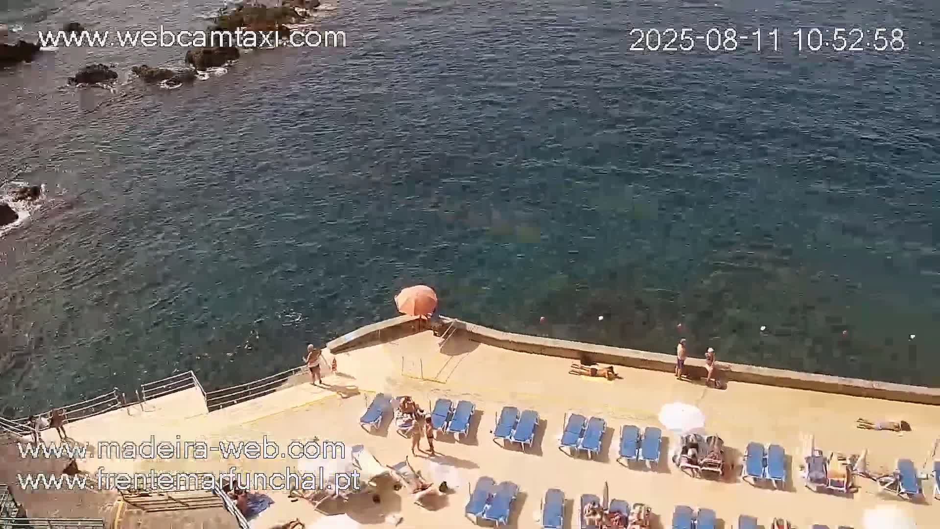 Barreirinha Beach & Funchal Center Live Cam - Funchal, Madeira, Portugal