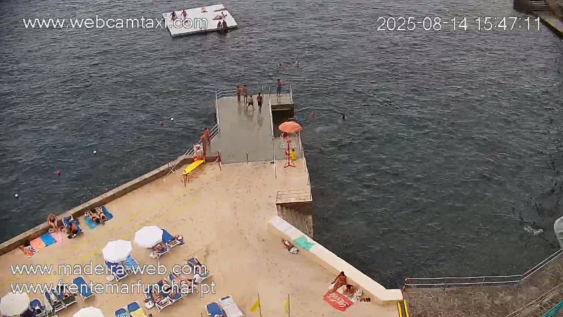 Barreirinha Beach & Funchal Center Live Cam - Funchal, Madeira, Portugal