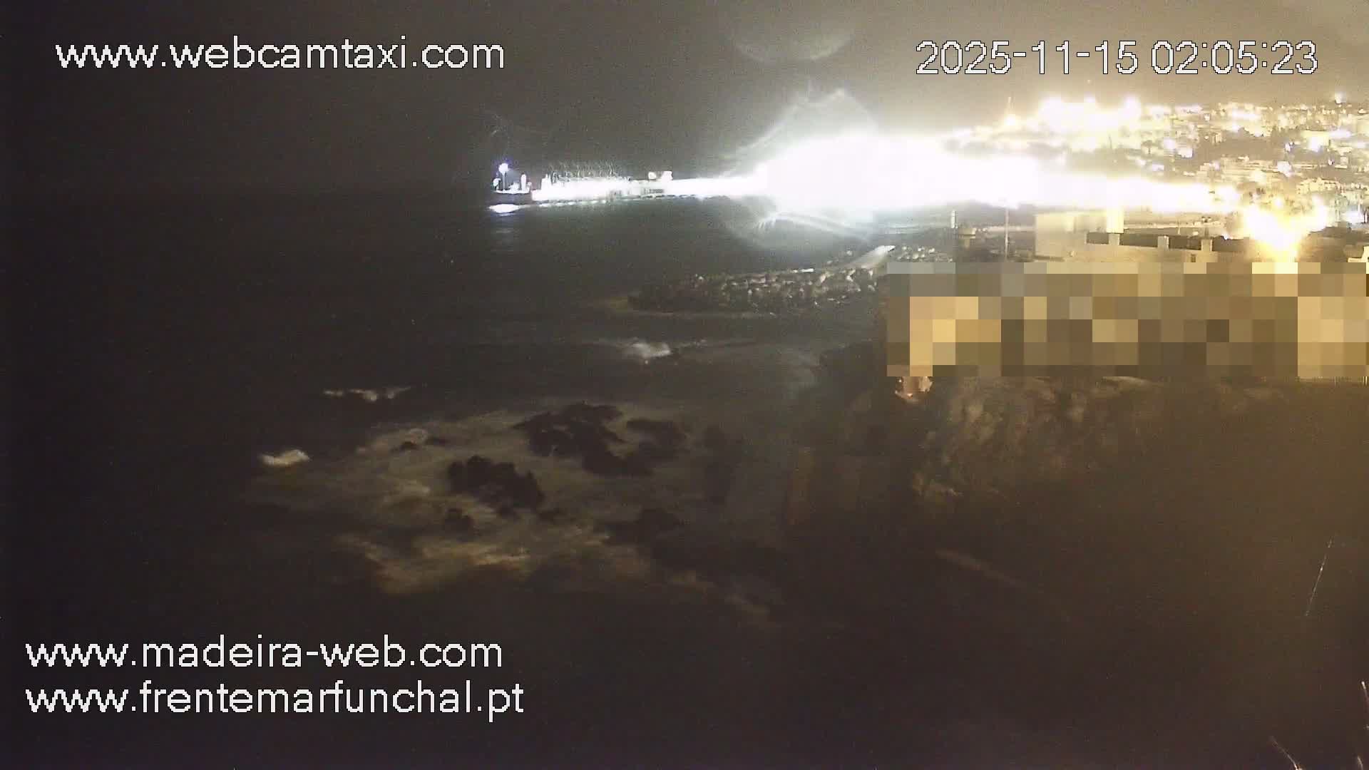 Barreirinha Beach & Funchal Center Live Cam - Funchal, Madeira, Portugal