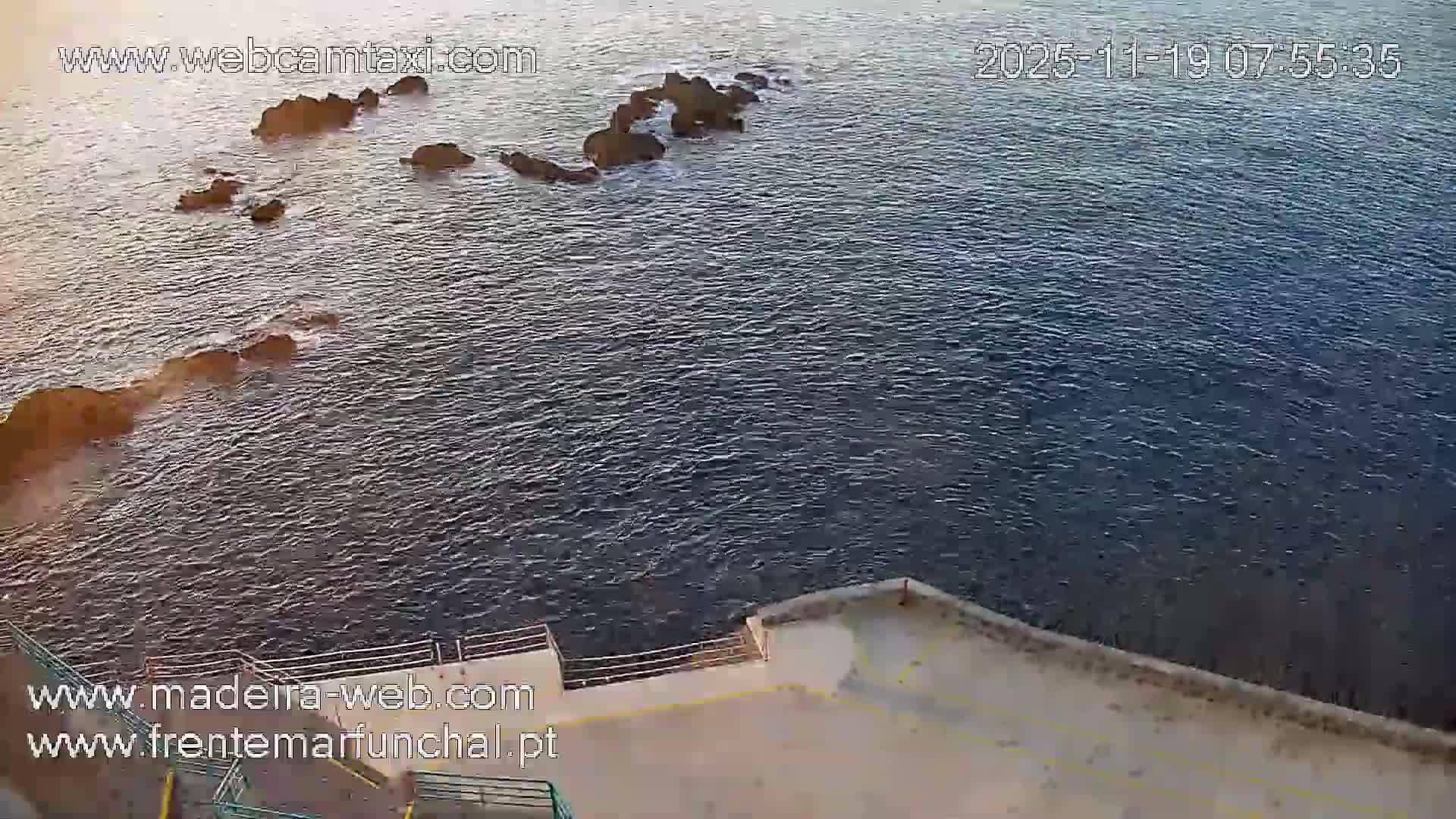 Barreirinha Beach & Funchal Center Live Cam - Funchal, Madeira, Portugal