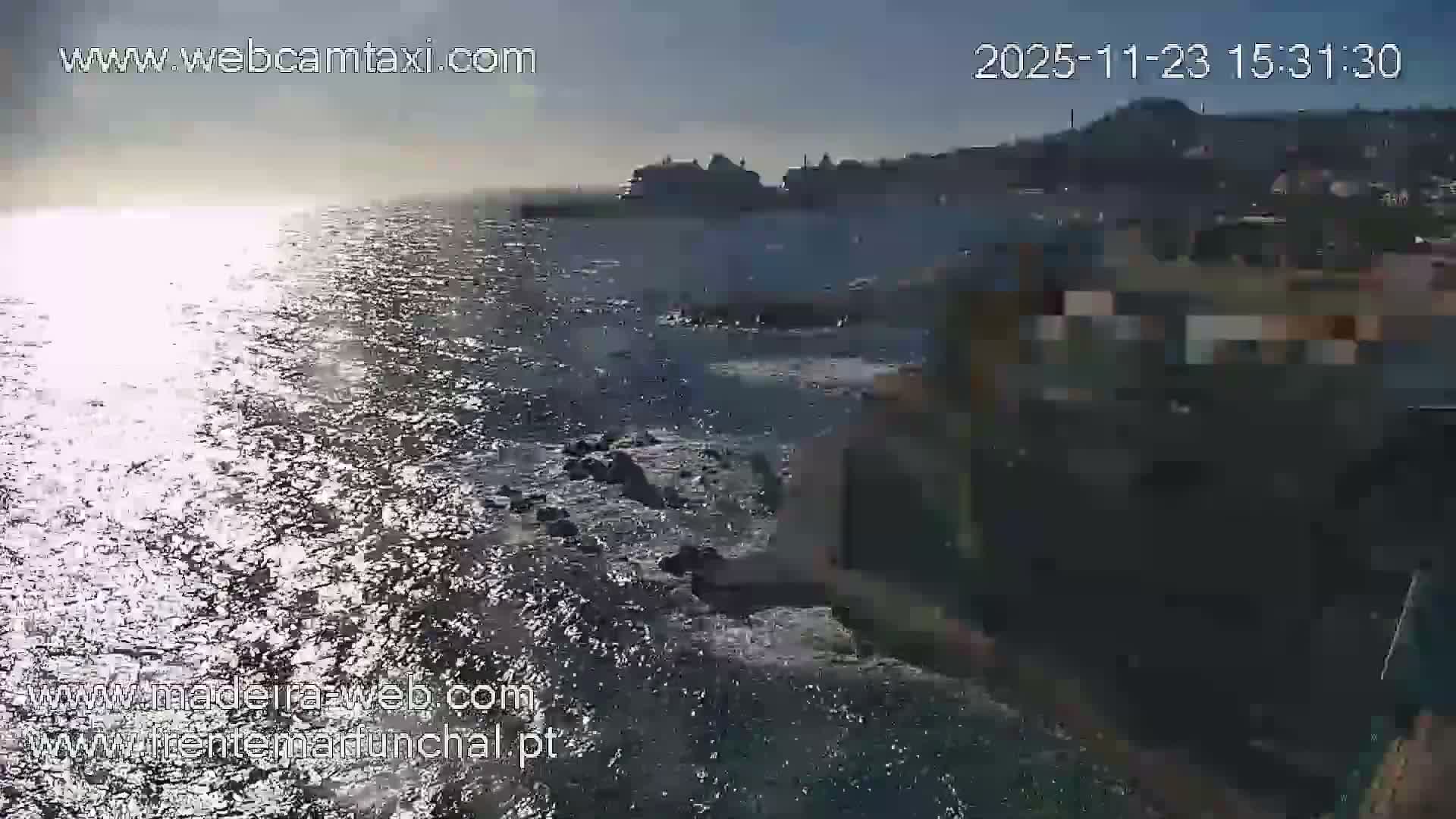 Barreirinha Beach & Funchal Center Live Cam - Funchal, Madeira, Portugal