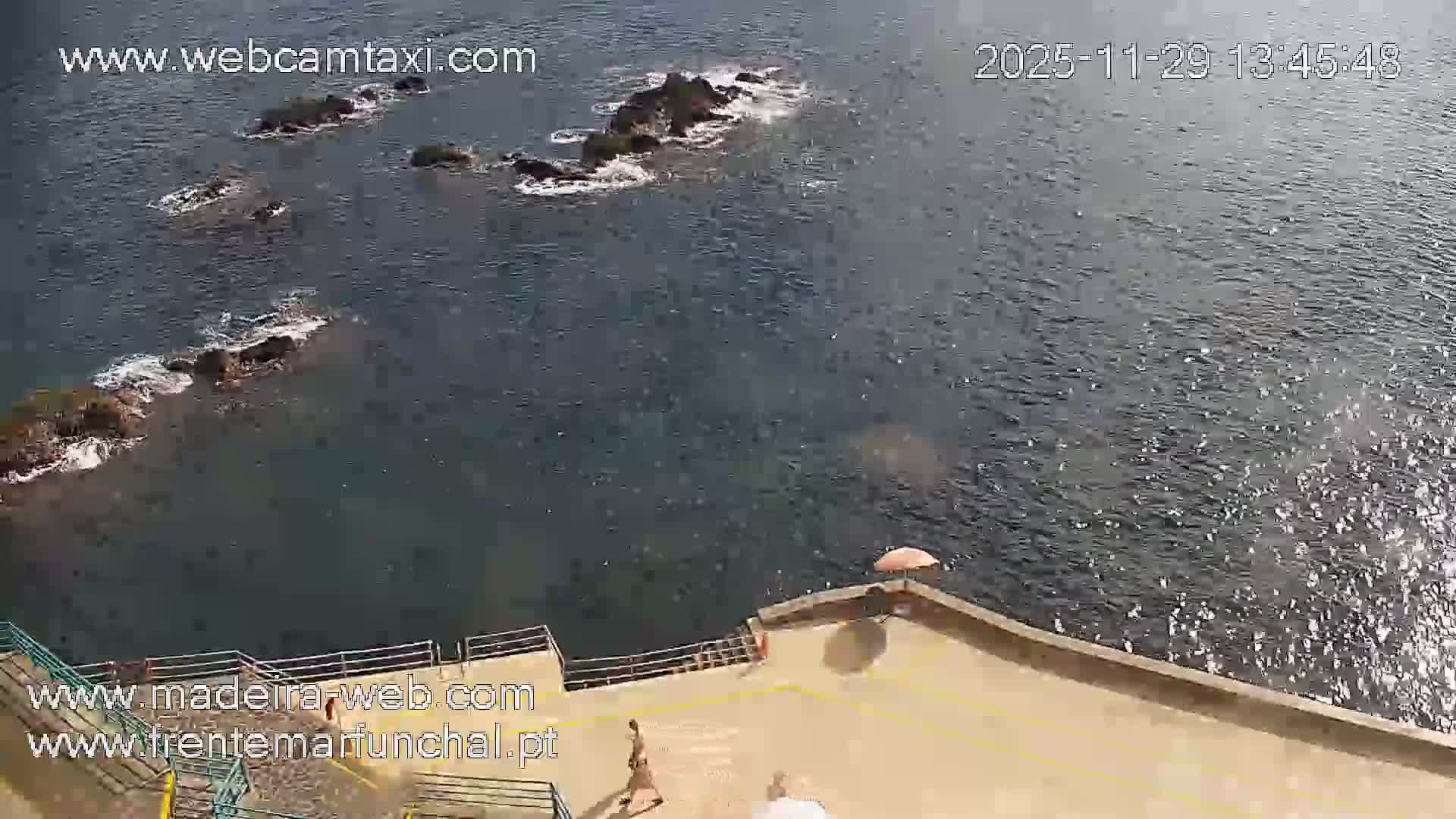 Barreirinha Beach & Funchal Center Live Cam - Funchal, Madeira, Portugal