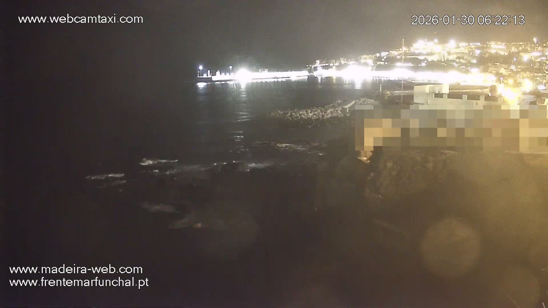 Barreirinha Beach & Funchal Center Live Cam - Funchal, Madeira, Portugal
