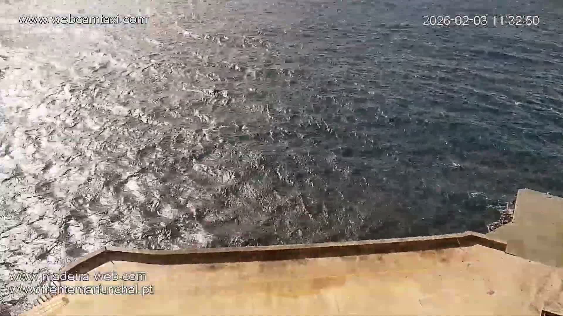 Barreirinha Beach & Funchal Center Live Cam - Funchal, Madeira, Portugal