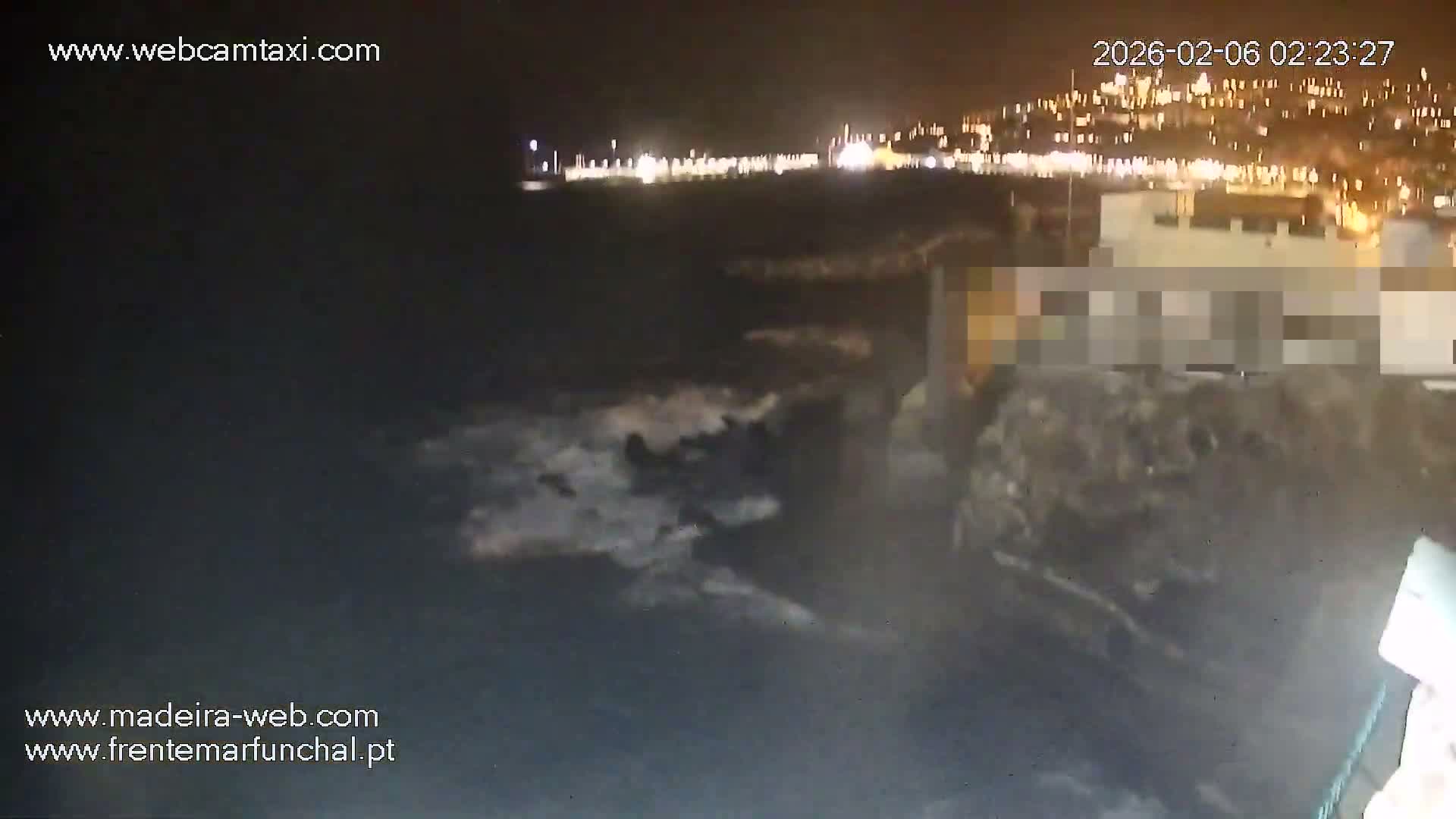 Barreirinha Beach & Funchal Center Live Cam - Funchal, Madeira, Portugal