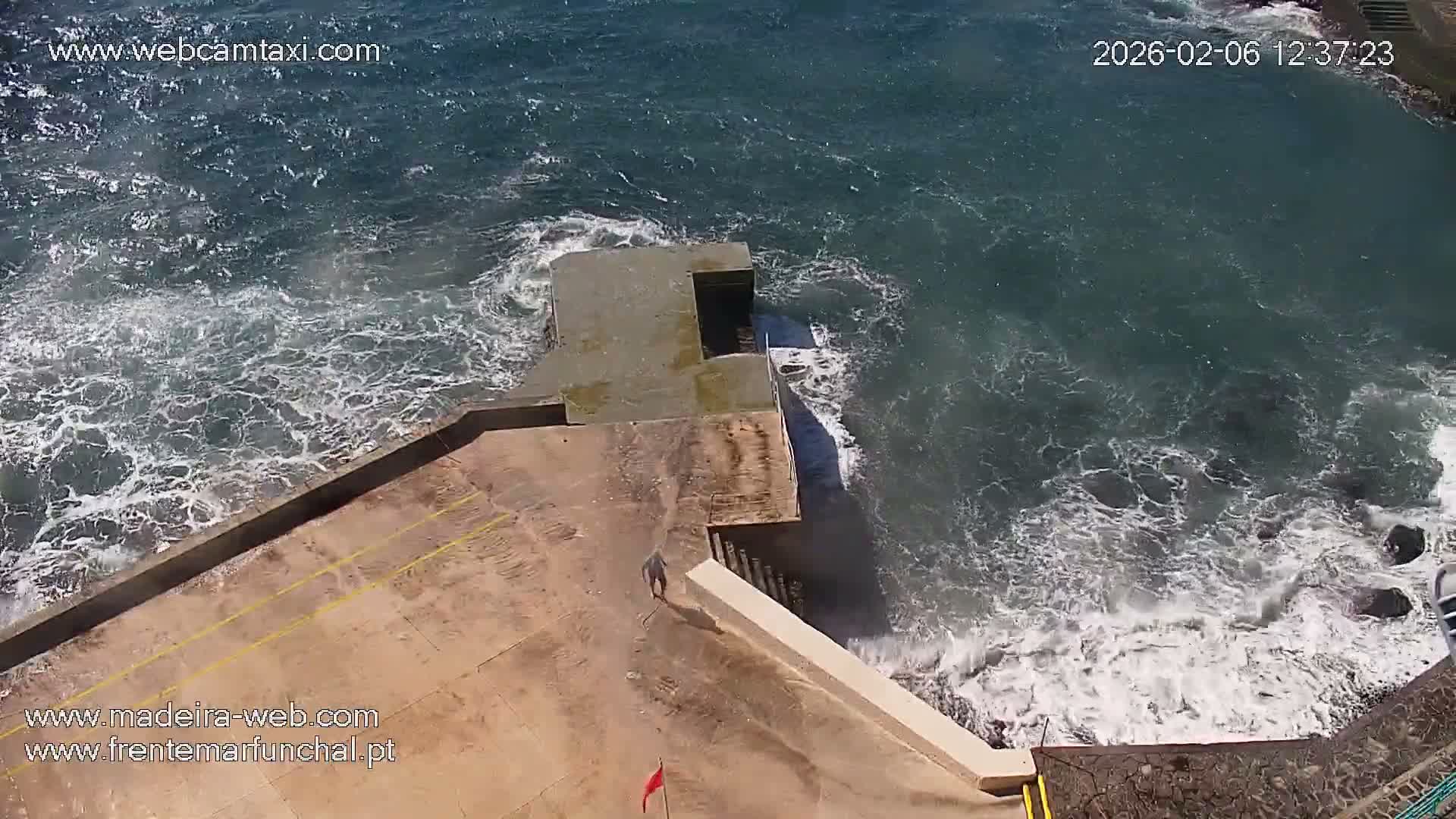 Barreirinha Beach & Funchal Center Live Cam - Funchal, Madeira, Portugal
