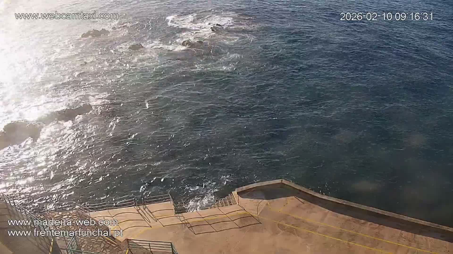 Barreirinha Beach & Funchal Center Live Cam - Funchal, Madeira, Portugal