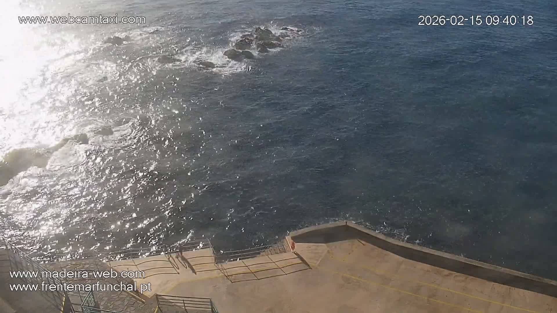Barreirinha Beach & Funchal Center Live Cam - Funchal, Madeira, Portugal