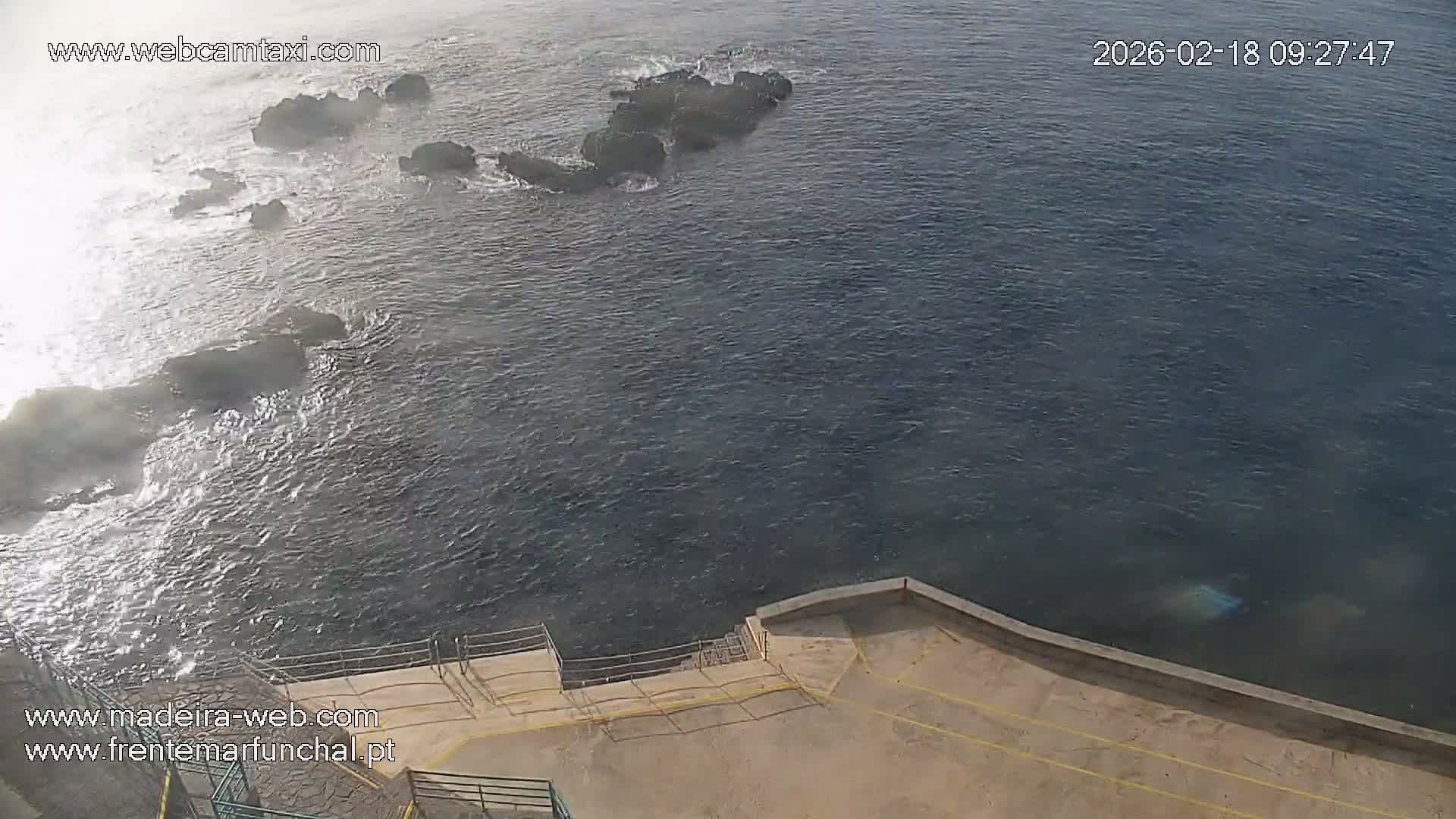 Barreirinha Beach & Funchal Center Live Cam - Funchal, Madeira, Portugal