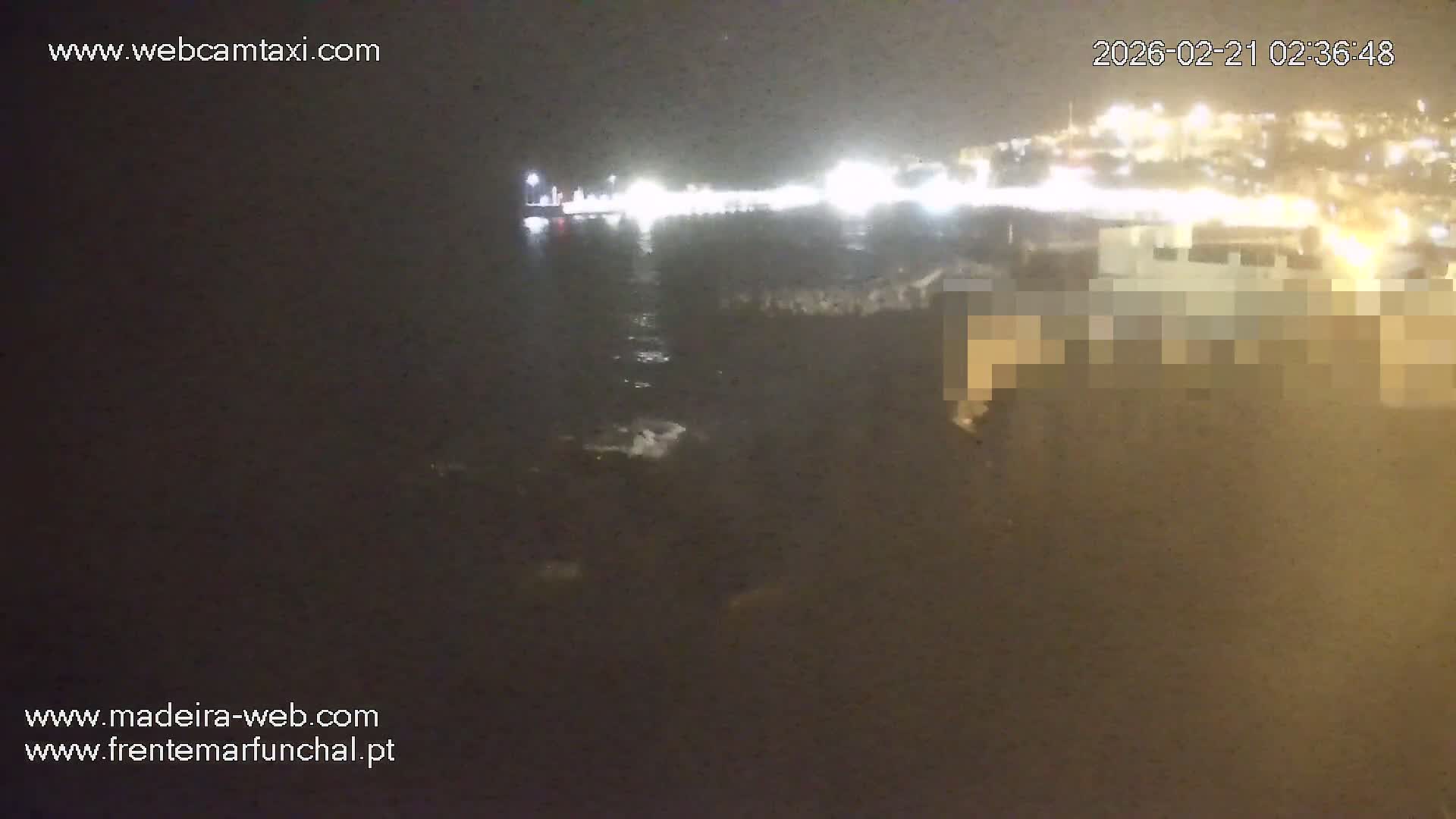 Barreirinha Beach & Funchal Center Live Cam - Funchal, Madeira, Portugal