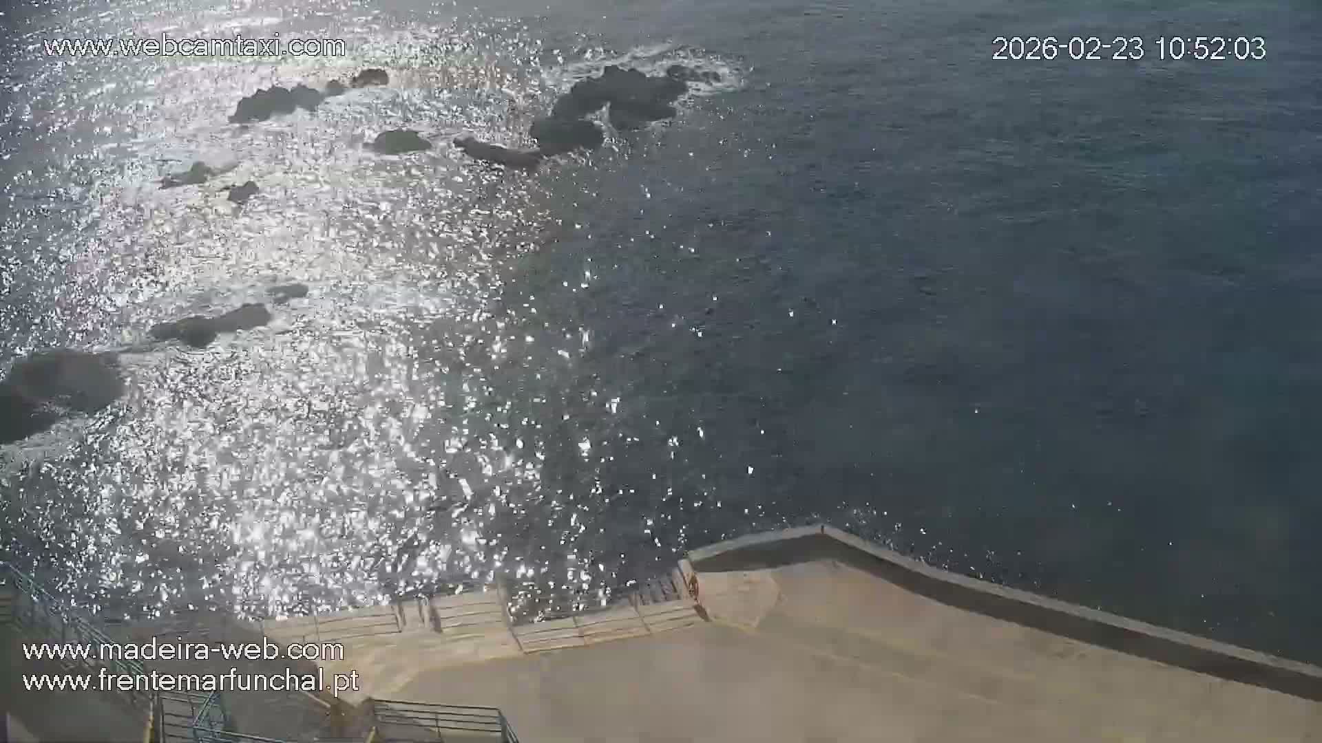 Barreirinha Beach & Funchal Center Live Cam - Funchal, Madeira, Portugal