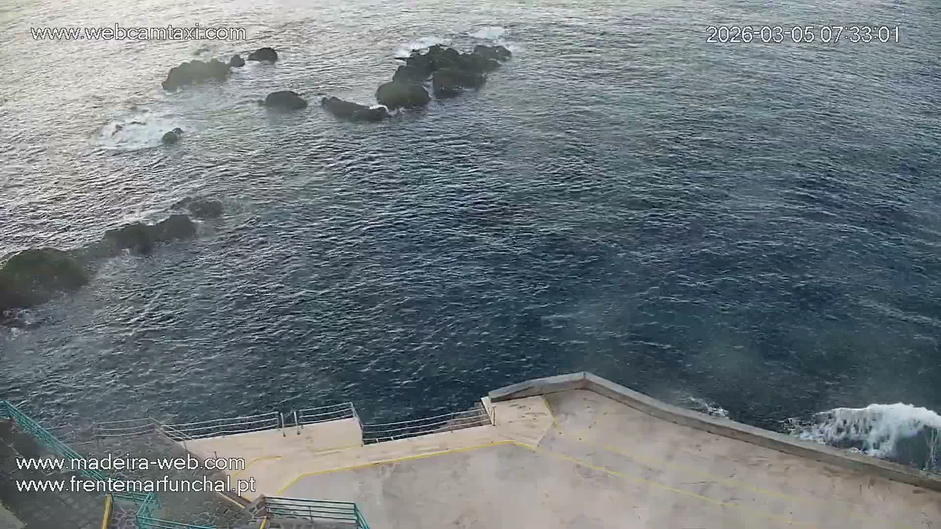 Barreirinha Beach & Funchal Center Live Cam - Funchal, Madeira, Portugal
