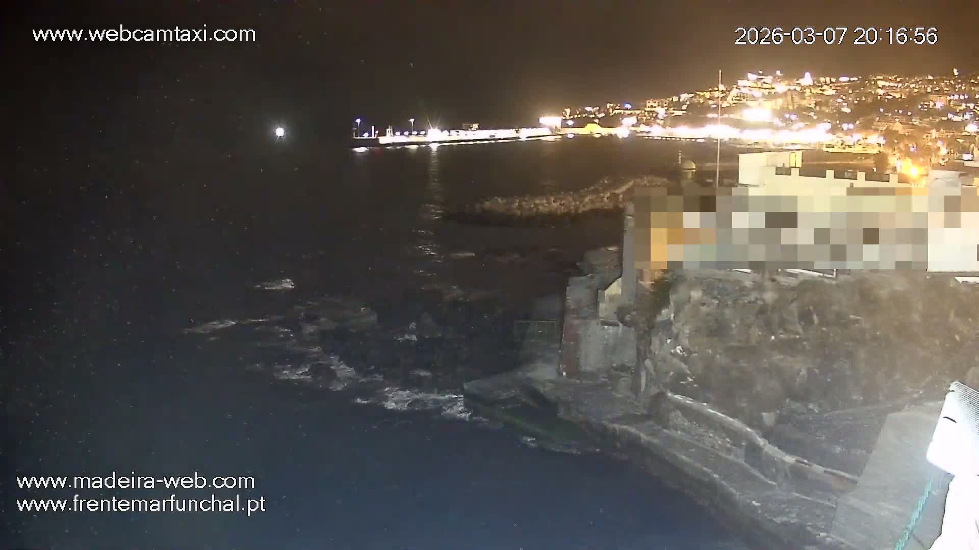 Barreirinha Beach & Funchal Center Live Cam - Funchal, Madeira, Portugal