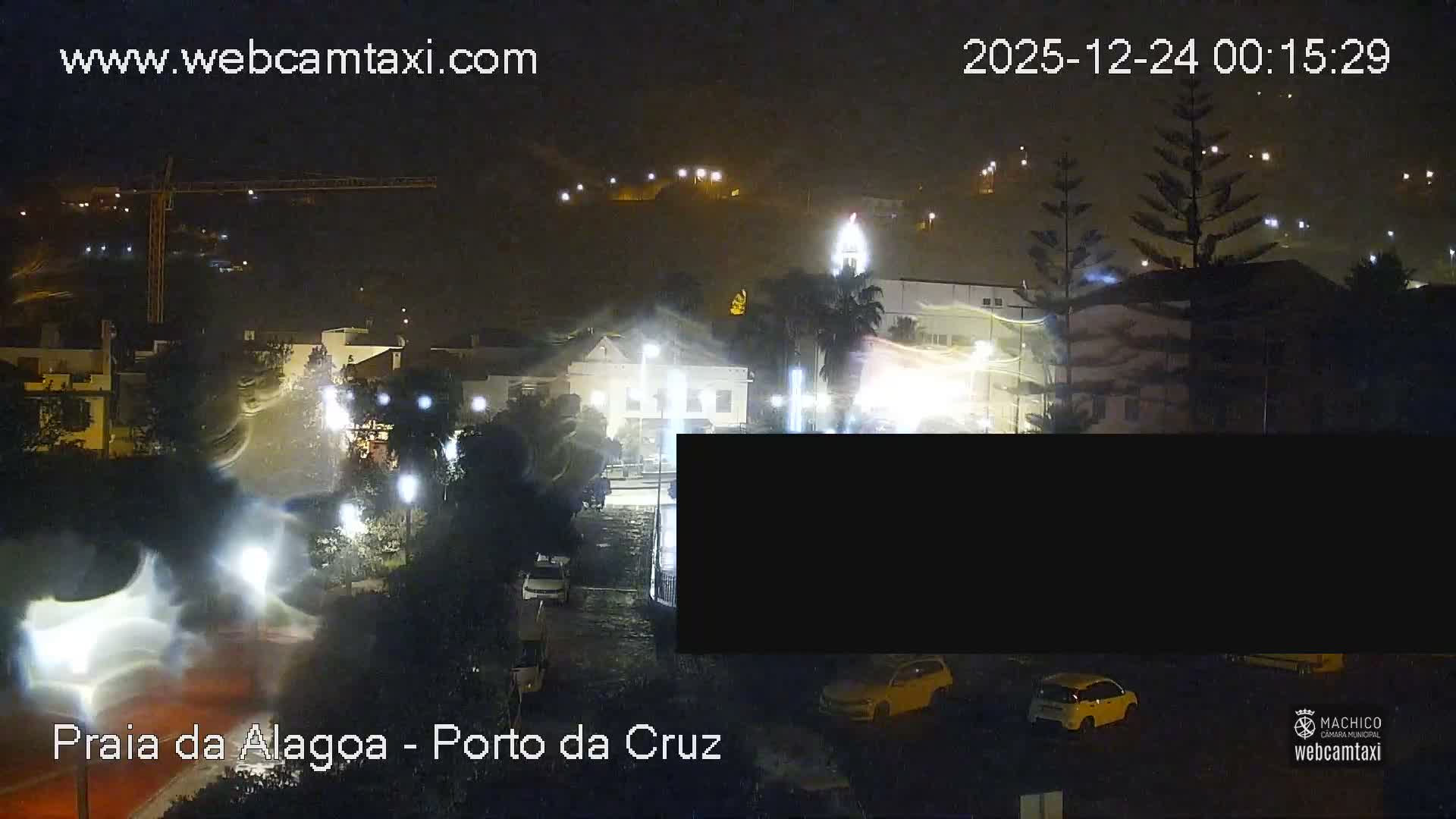 Porto da Cruz , Praia da Alagoa Beach Live Cam - Machico, Madeira, Portugal