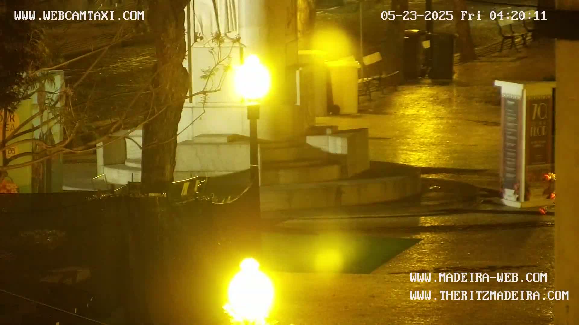 Ritz, Avenida Arriaga Avenue & Joao Goncalves Zarco Statue Live Cam - Funchal, Madeira, Portugal