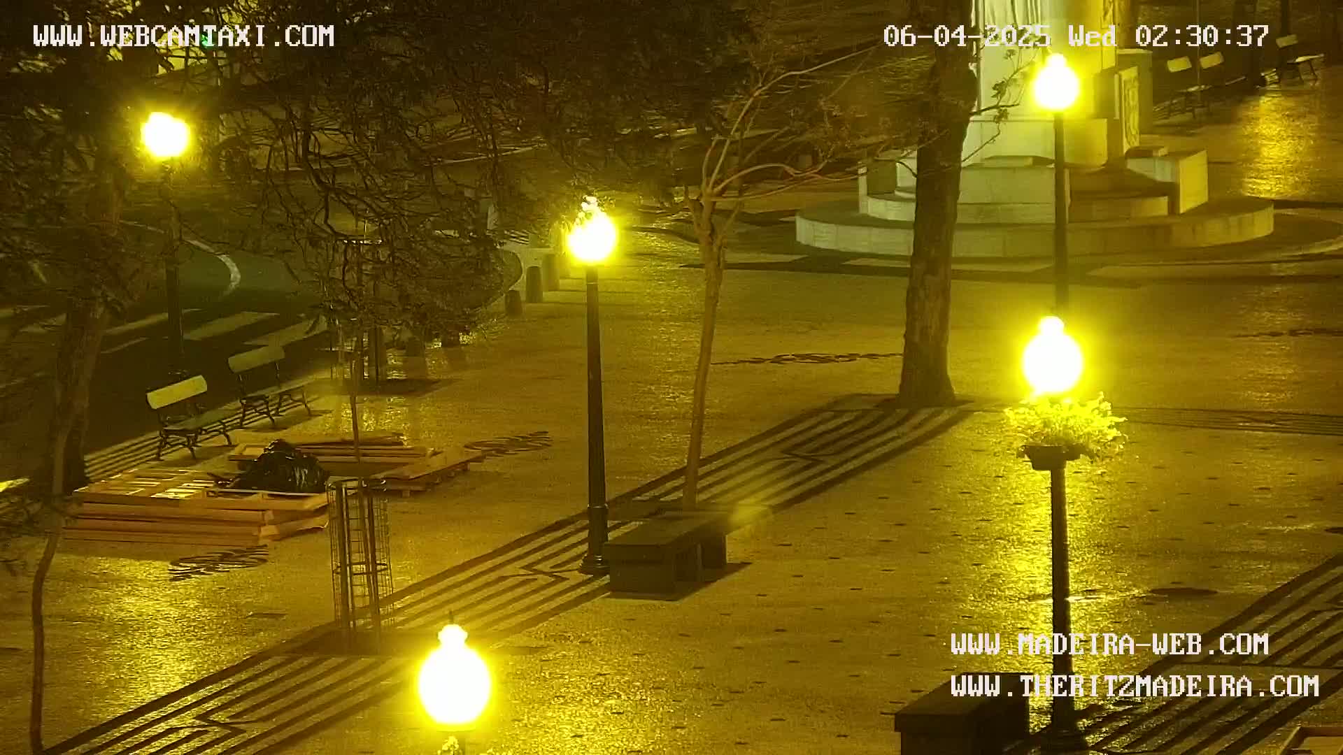 Ritz, Avenida Arriaga Avenue & Joao Goncalves Zarco Statue Live Cam - Funchal, Madeira, Portugal