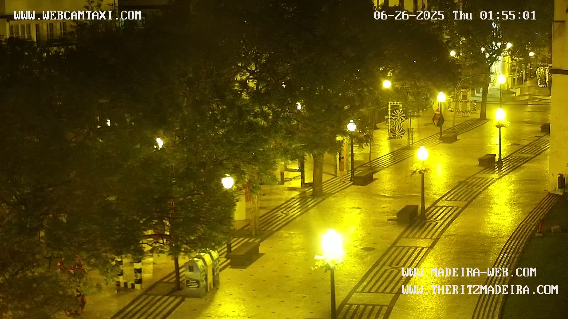 Ritz, Avenida Arriaga Avenue & Joao Goncalves Zarco Statue Live Cam - Funchal, Madeira, Portugal