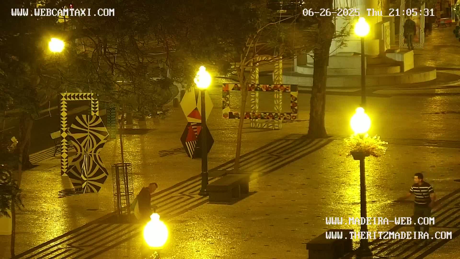 Ritz, Avenida Arriaga Avenue & Joao Goncalves Zarco Statue Live Cam - Funchal, Madeira, Portugal