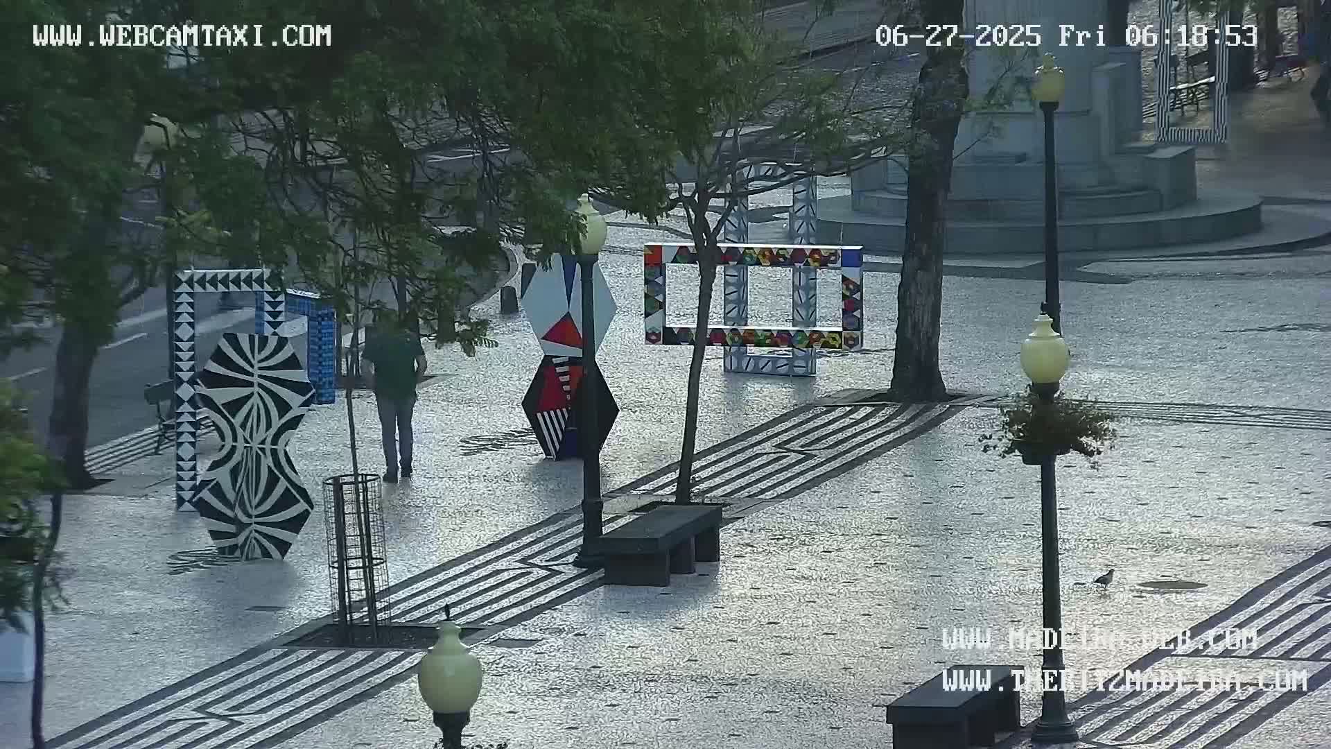 Ritz, Avenida Arriaga Avenue & Joao Goncalves Zarco Statue Live Cam - Funchal, Madeira, Portugal