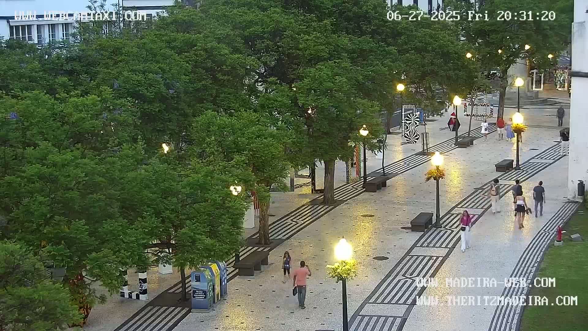 Ritz, Avenida Arriaga Avenue & Joao Goncalves Zarco Statue Live Cam - Funchal, Madeira, Portugal