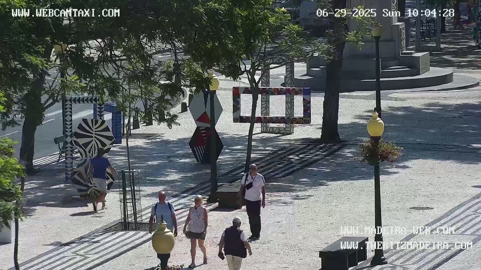 Ritz, Avenida Arriaga Avenue & Joao Goncalves Zarco Statue Live Cam - Funchal, Madeira, Portugal