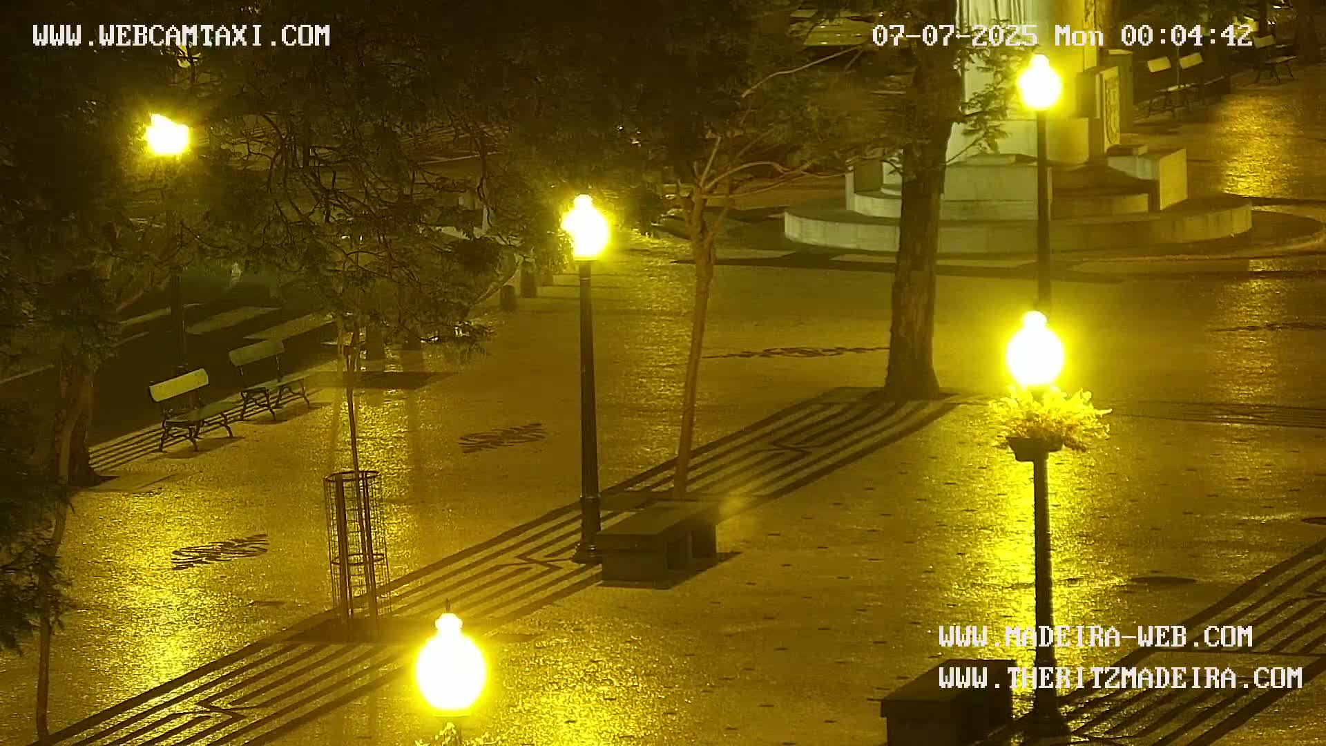 Ritz, Avenida Arriaga Avenue & Joao Goncalves Zarco Statue Live Cam - Funchal, Madeira, Portugal