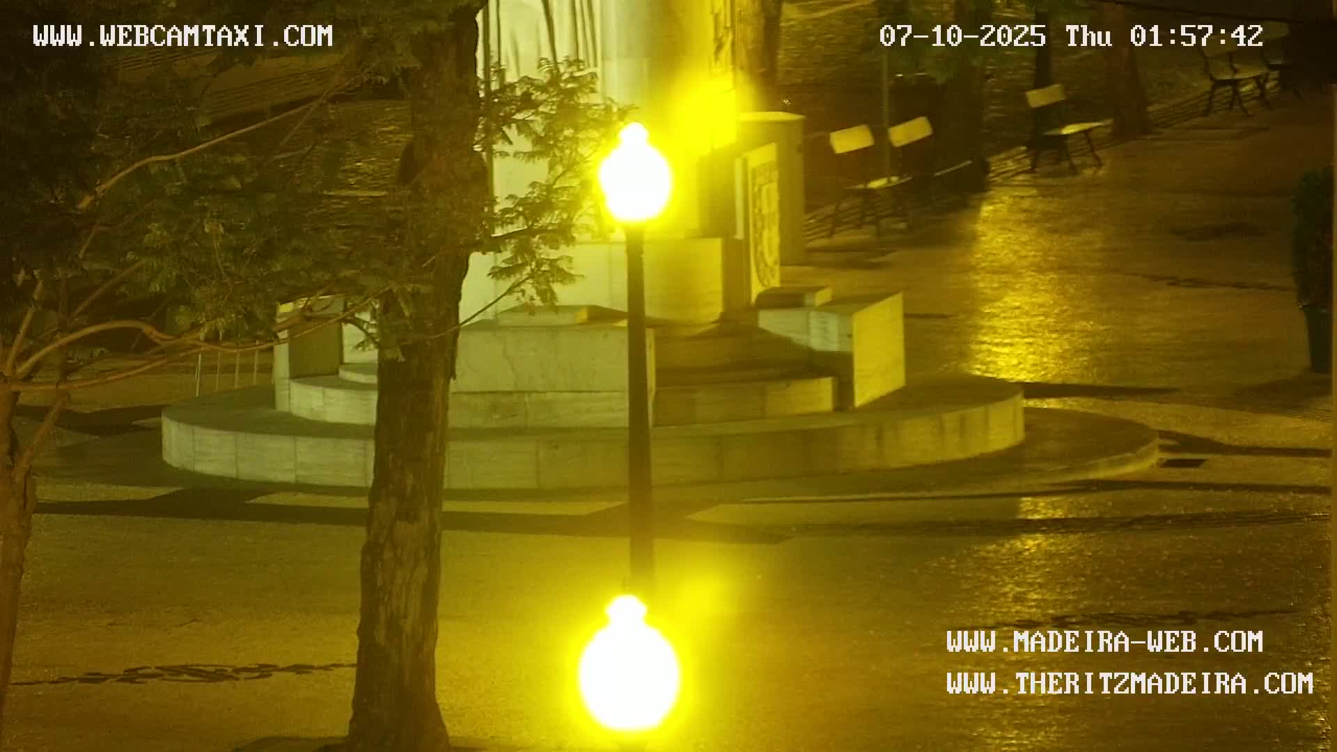 Ritz, Avenida Arriaga Avenue & Joao Goncalves Zarco Statue Live Cam - Funchal, Madeira, Portugal