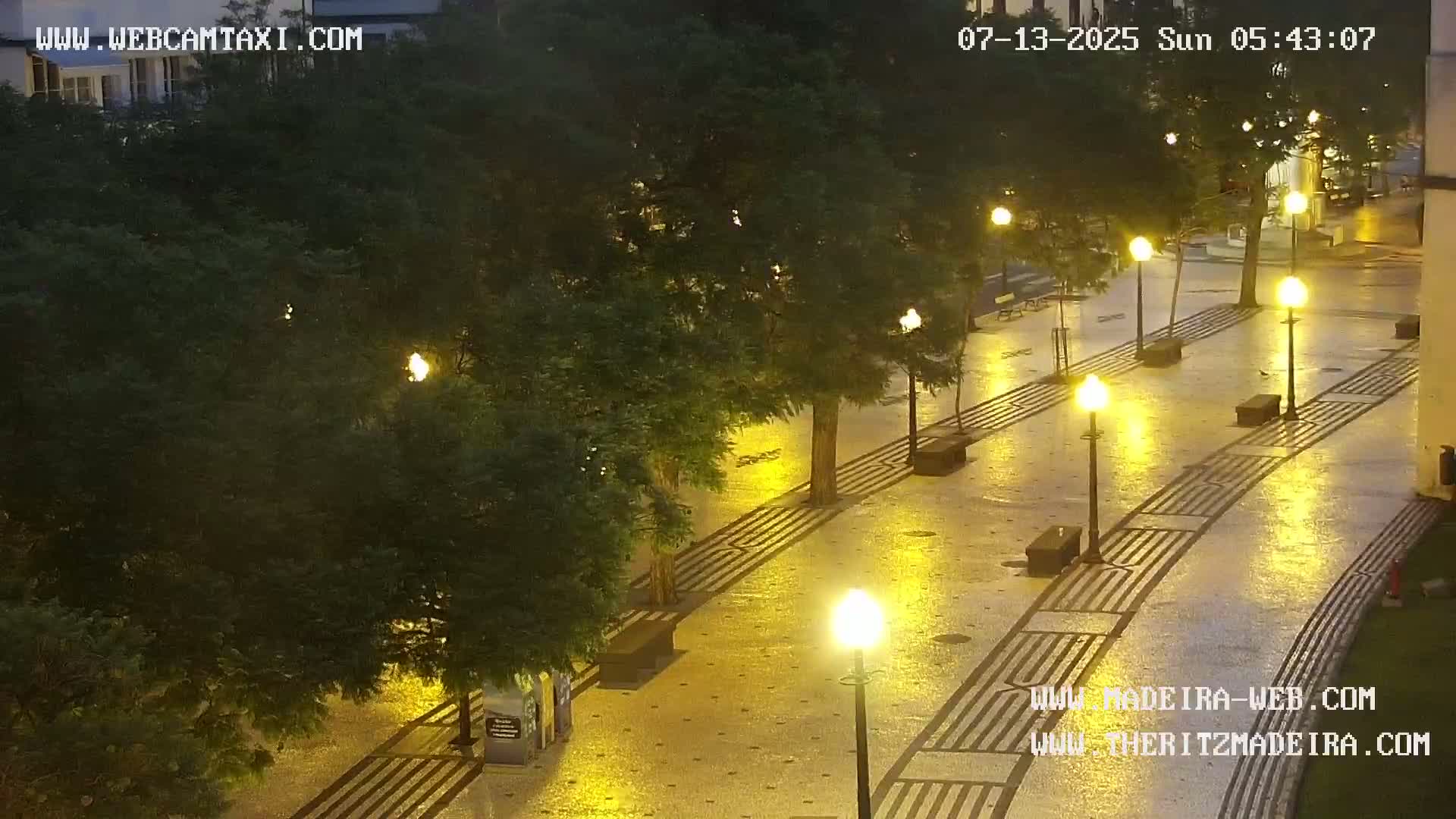 Ritz, Avenida Arriaga Avenue & Joao Goncalves Zarco Statue Live Cam - Funchal, Madeira, Portugal