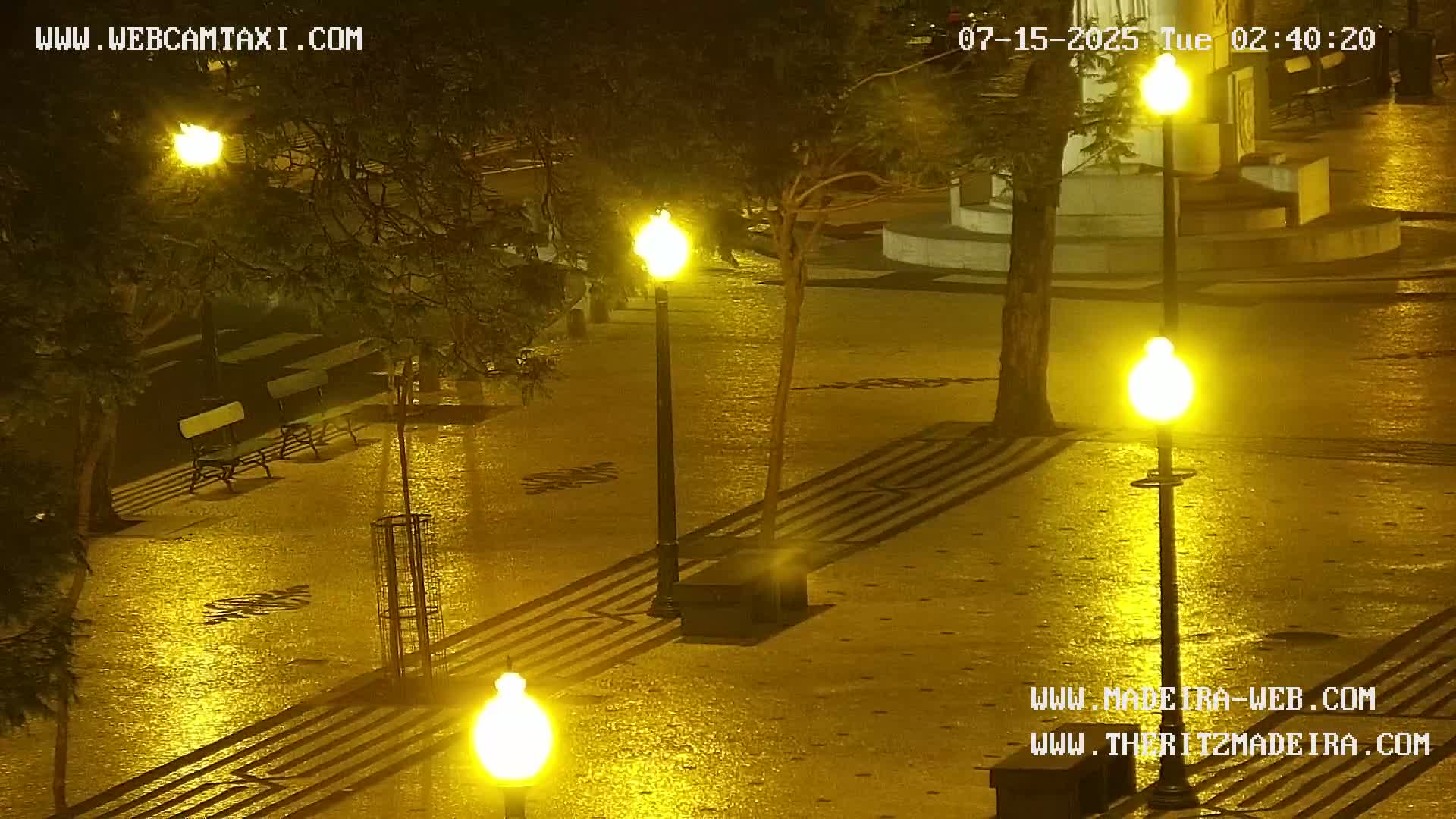 Ritz, Avenida Arriaga Avenue & Joao Goncalves Zarco Statue Live Cam - Funchal, Madeira, Portugal