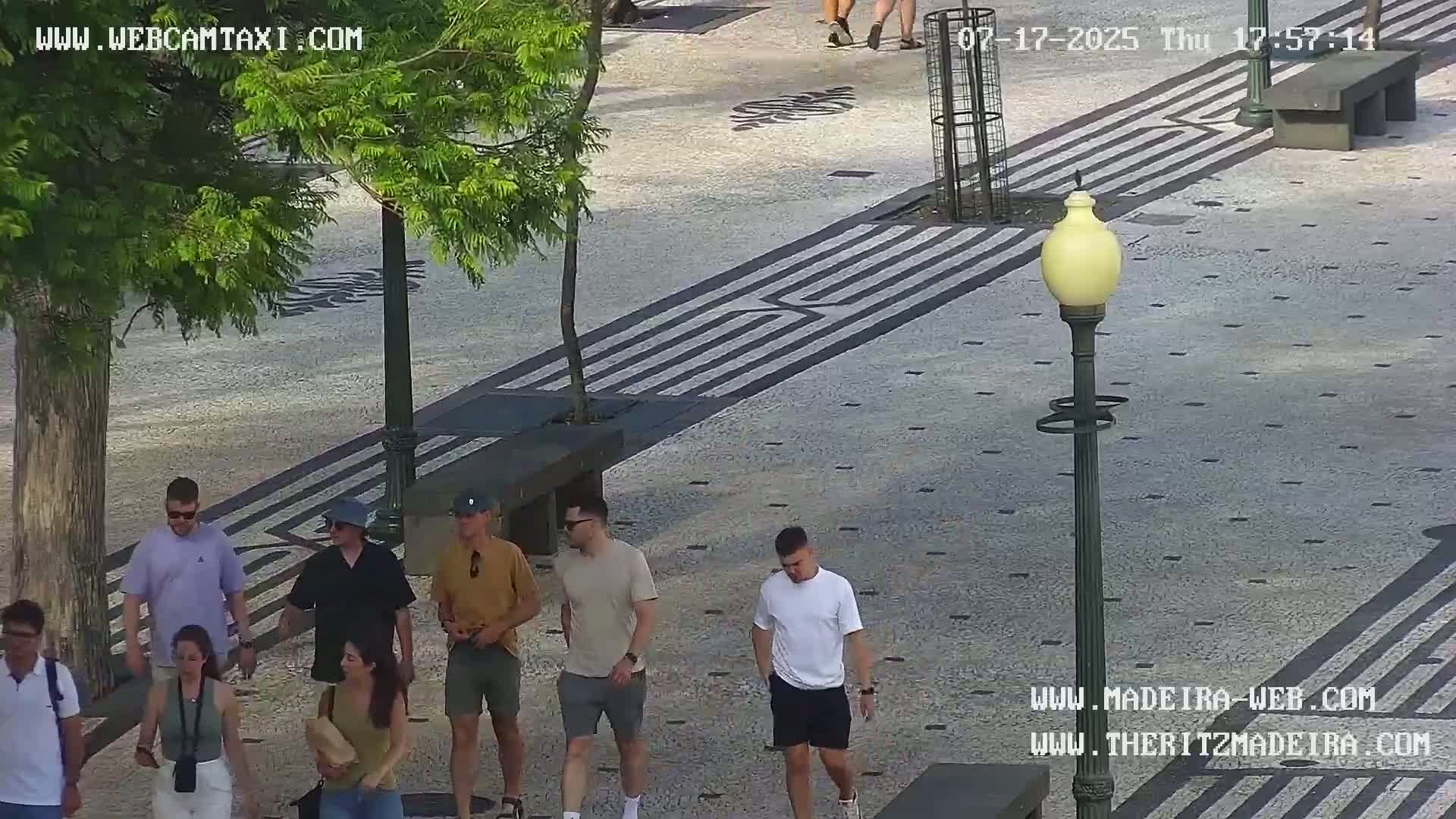 Ritz, Avenida Arriaga Avenue & Joao Goncalves Zarco Statue Live Cam - Funchal, Madeira, Portugal