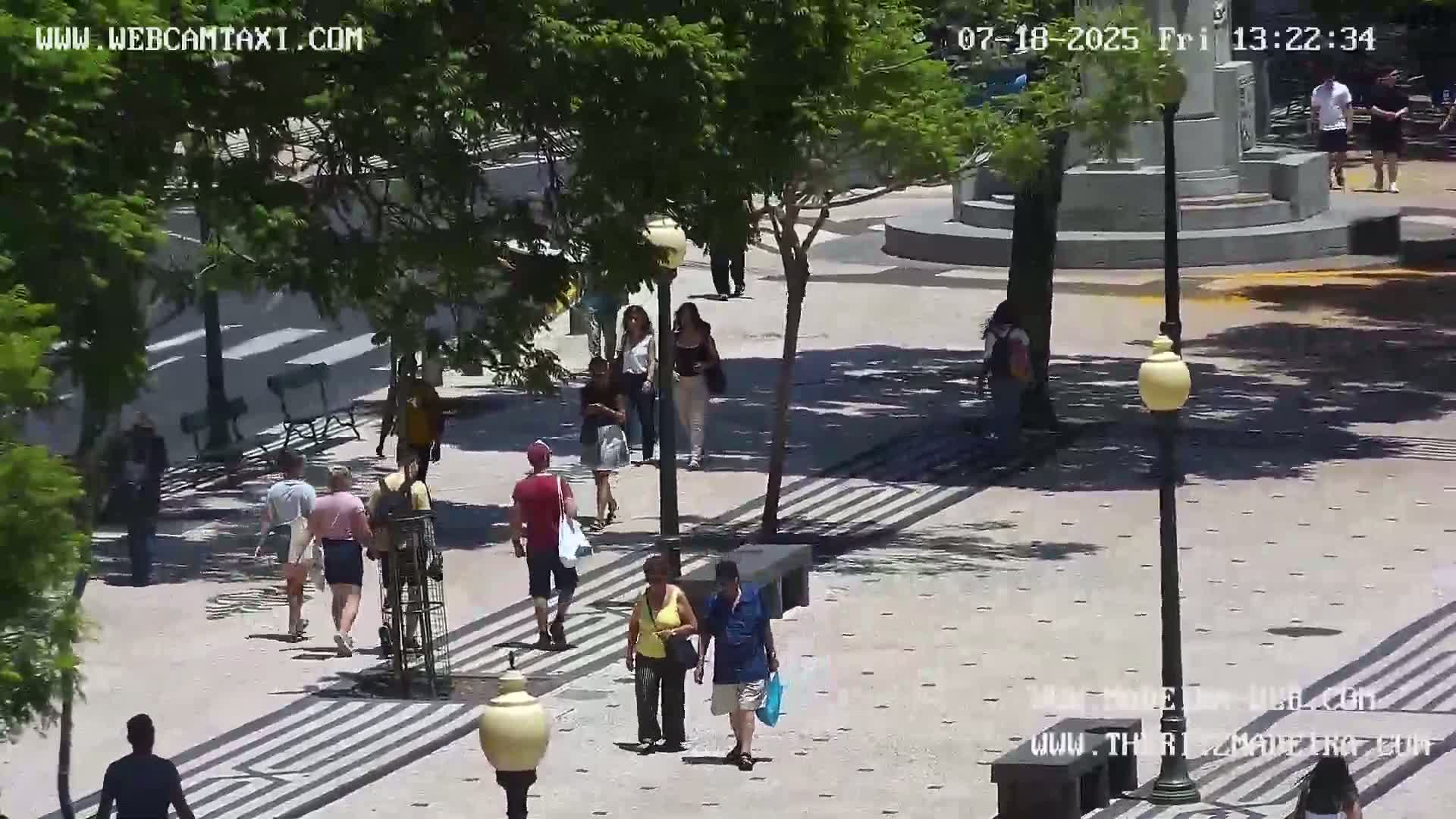 Ritz, Avenida Arriaga Avenue & Joao Goncalves Zarco Statue Live Cam - Funchal, Madeira, Portugal