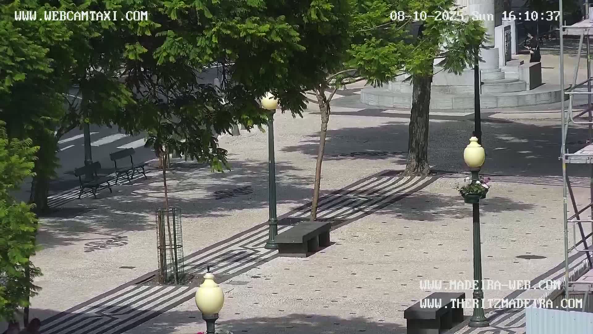 Ritz, Avenida Arriaga Avenue & Joao Goncalves Zarco Statue Live Cam - Funchal, Madeira, Portugal