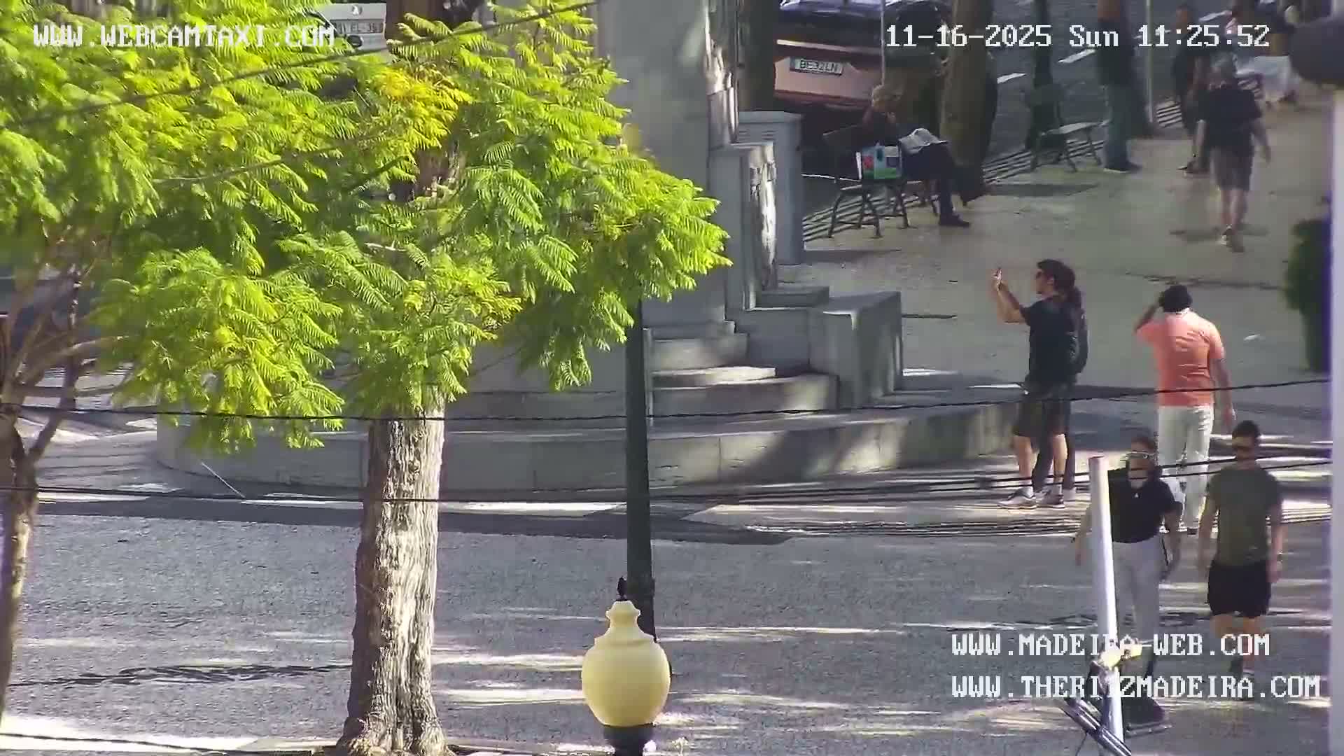 Ritz, Avenida Arriaga Avenue & Joao Goncalves Zarco Statue Live Cam - Funchal, Madeira, Portugal