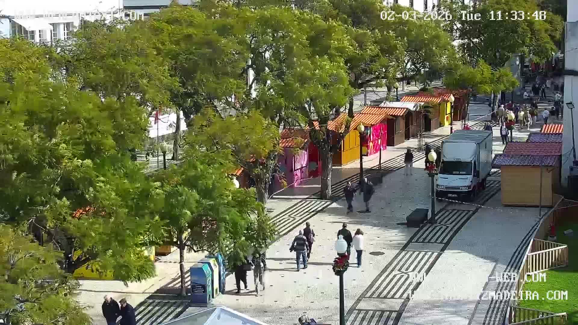 Ritz, Avenida Arriaga Avenue & Joao Goncalves Zarco Statue Live Cam - Funchal, Madeira, Portugal