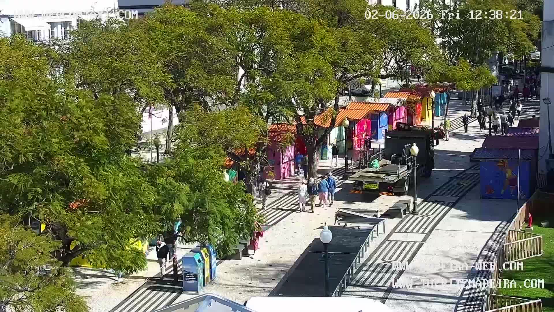 Ritz, Avenida Arriaga Avenue & Joao Goncalves Zarco Statue Live Cam - Funchal, Madeira, Portugal