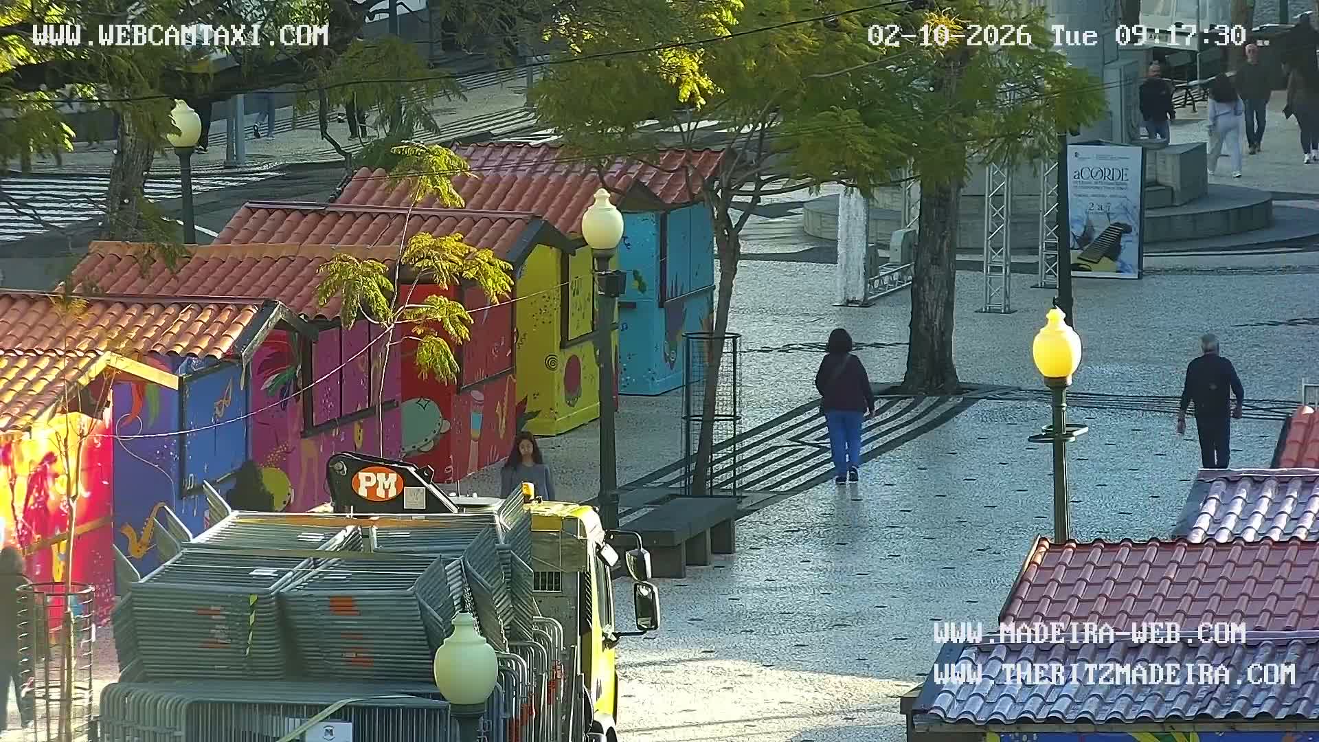 Ritz, Avenida Arriaga Avenue & Joao Goncalves Zarco Statue Live Cam - Funchal, Madeira, Portugal