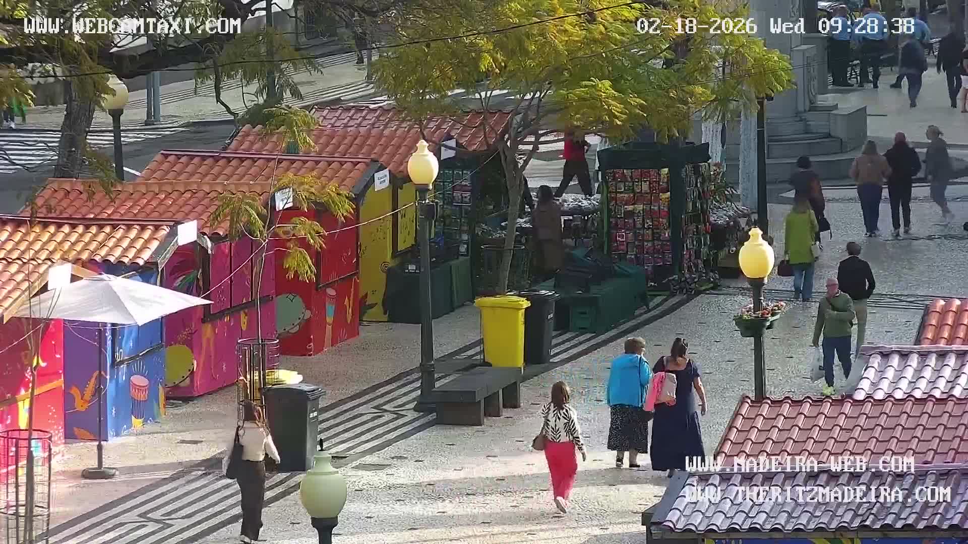 Ritz, Avenida Arriaga Avenue & Joao Goncalves Zarco Statue Live Cam - Funchal, Madeira, Portugal