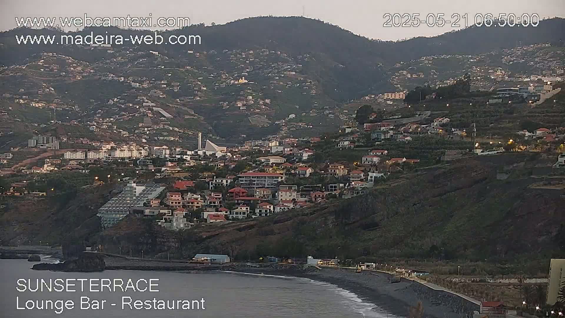 Praia Formosa Coast & Camara de Lobos City Live Cam - Funchal, Madeira, Portugal
