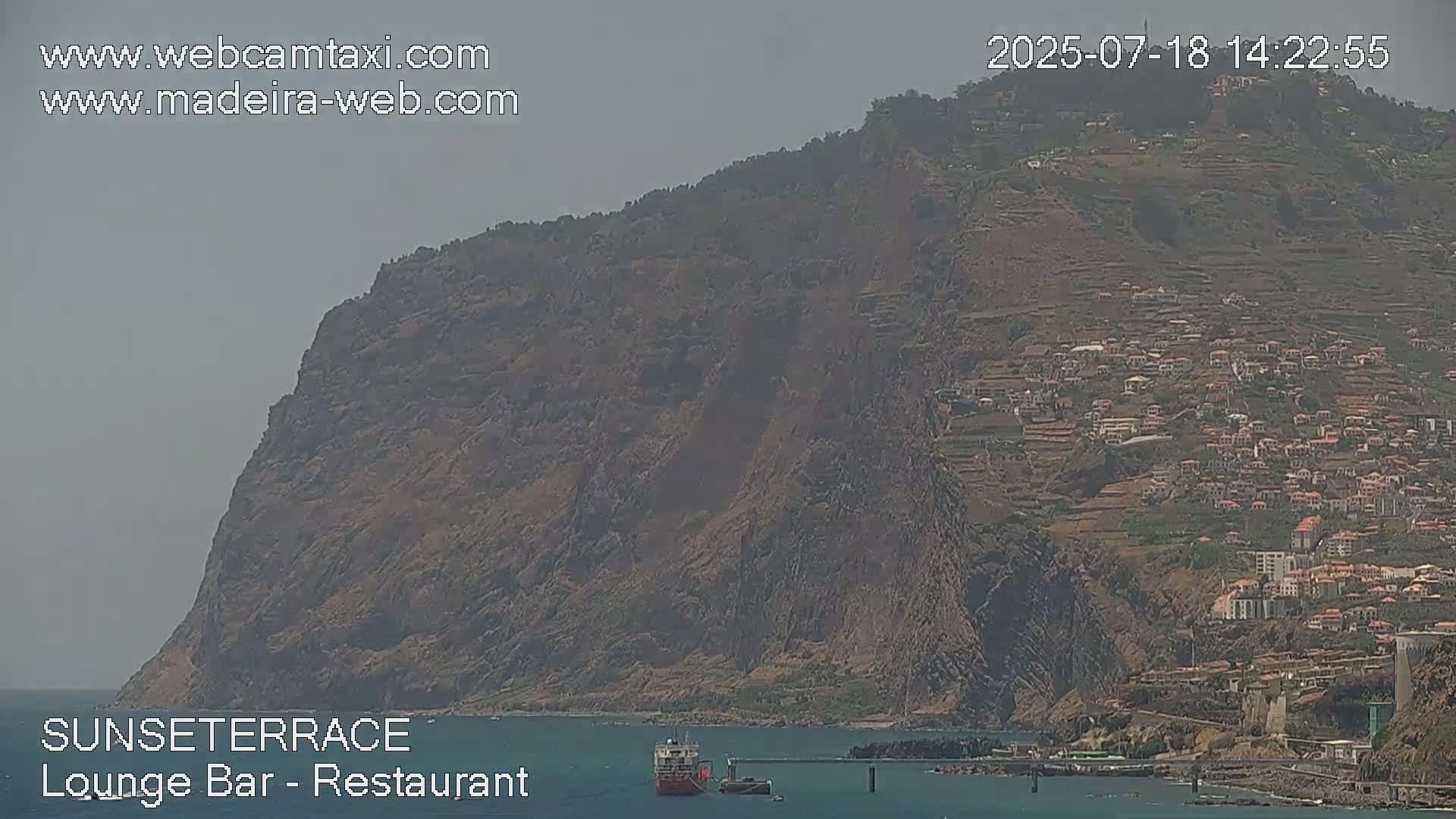 Praia Formosa Coast & Camara de Lobos City Live Cam - Funchal, Madeira, Portugal