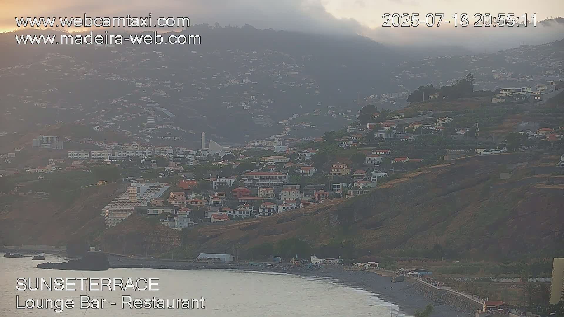 Praia Formosa Coast & Camara de Lobos City Live Cam - Funchal, Madeira, Portugal