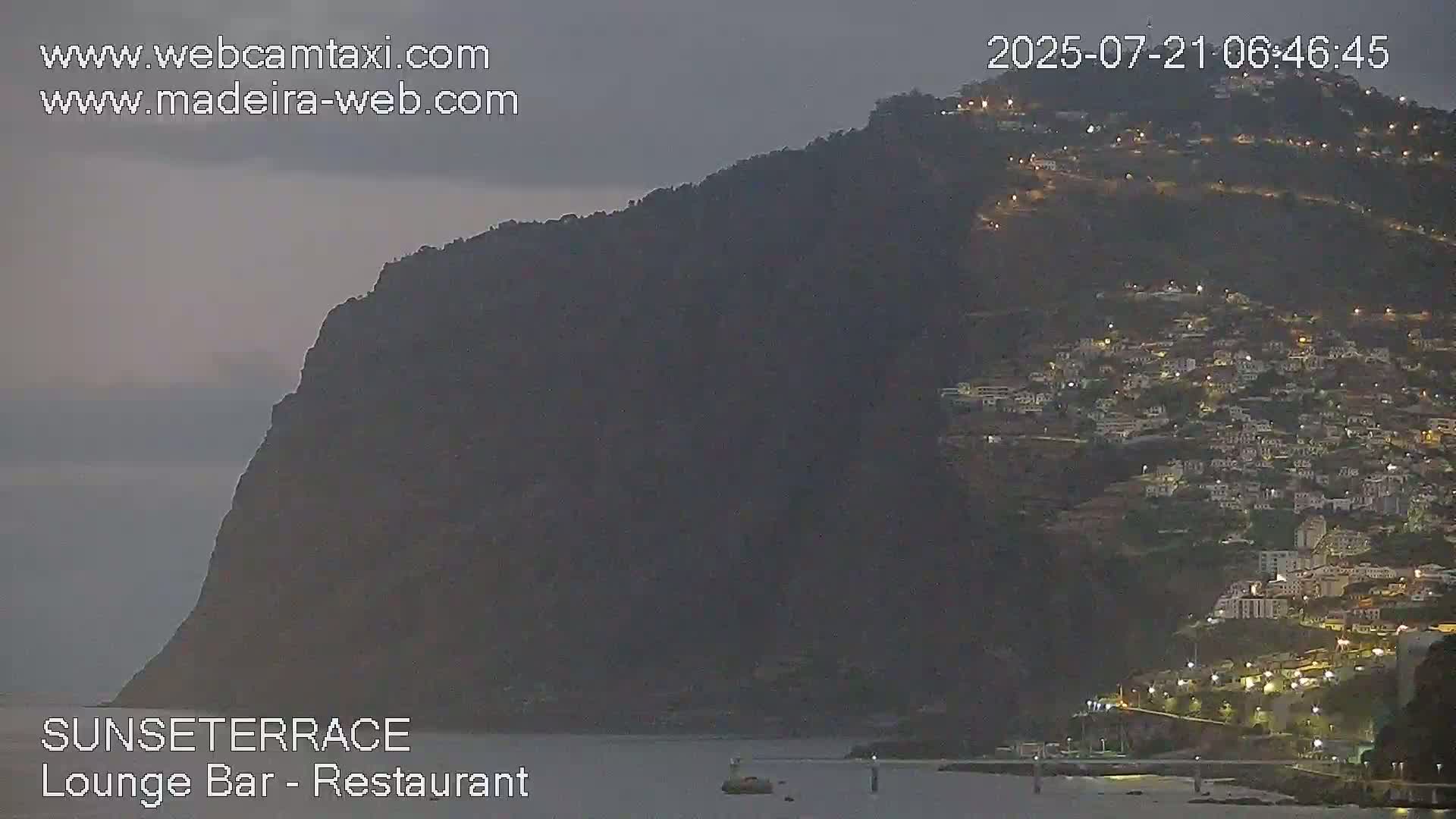 Praia Formosa Coast & Camara de Lobos City Live Cam - Funchal, Madeira, Portugal