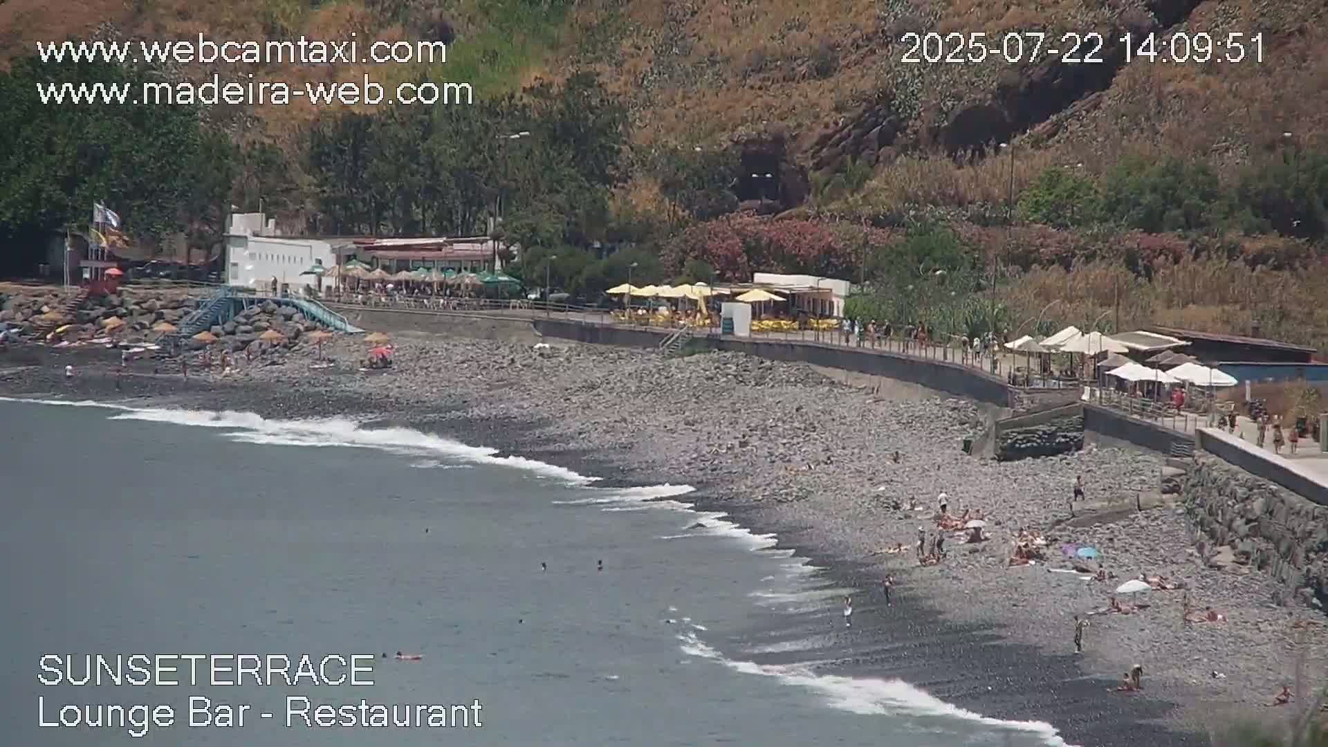 Praia Formosa Coast & Camara de Lobos City Live Cam - Funchal, Madeira, Portugal