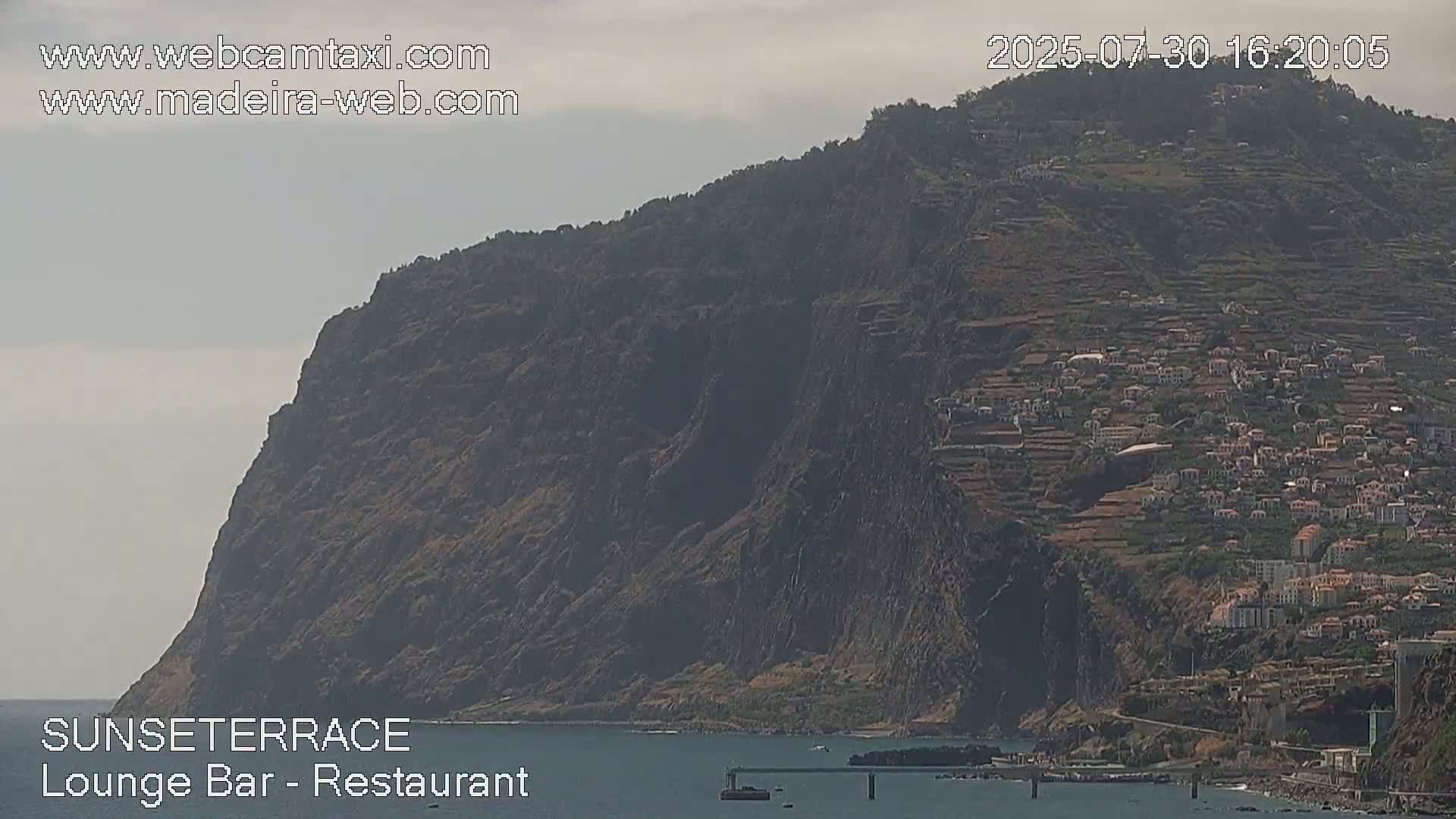 Praia Formosa Coast & Camara de Lobos City Live Cam - Funchal, Madeira, Portugal
