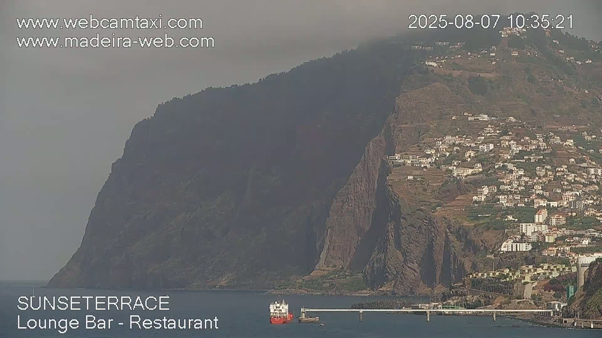 Praia Formosa Coast & Camara de Lobos City Live Cam - Funchal, Madeira, Portugal