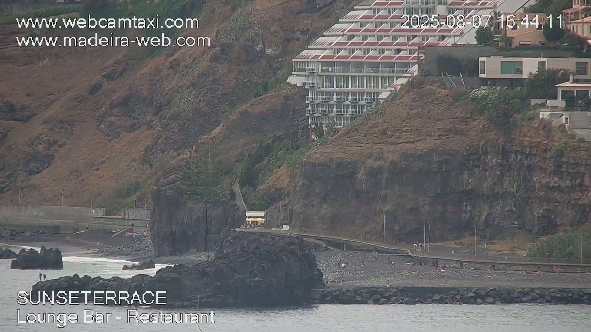 Praia Formosa Coast & Camara de Lobos City Live Cam - Funchal, Madeira, Portugal