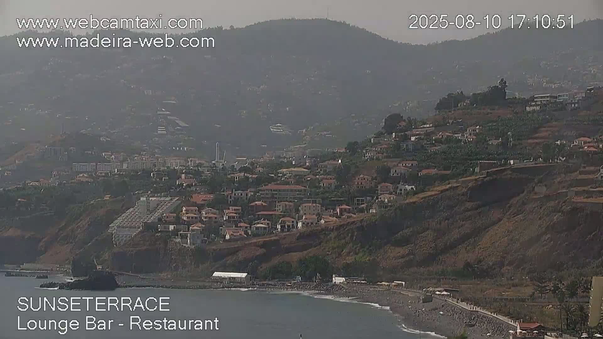 Praia Formosa Coast & Camara de Lobos City Live Cam - Funchal, Madeira, Portugal