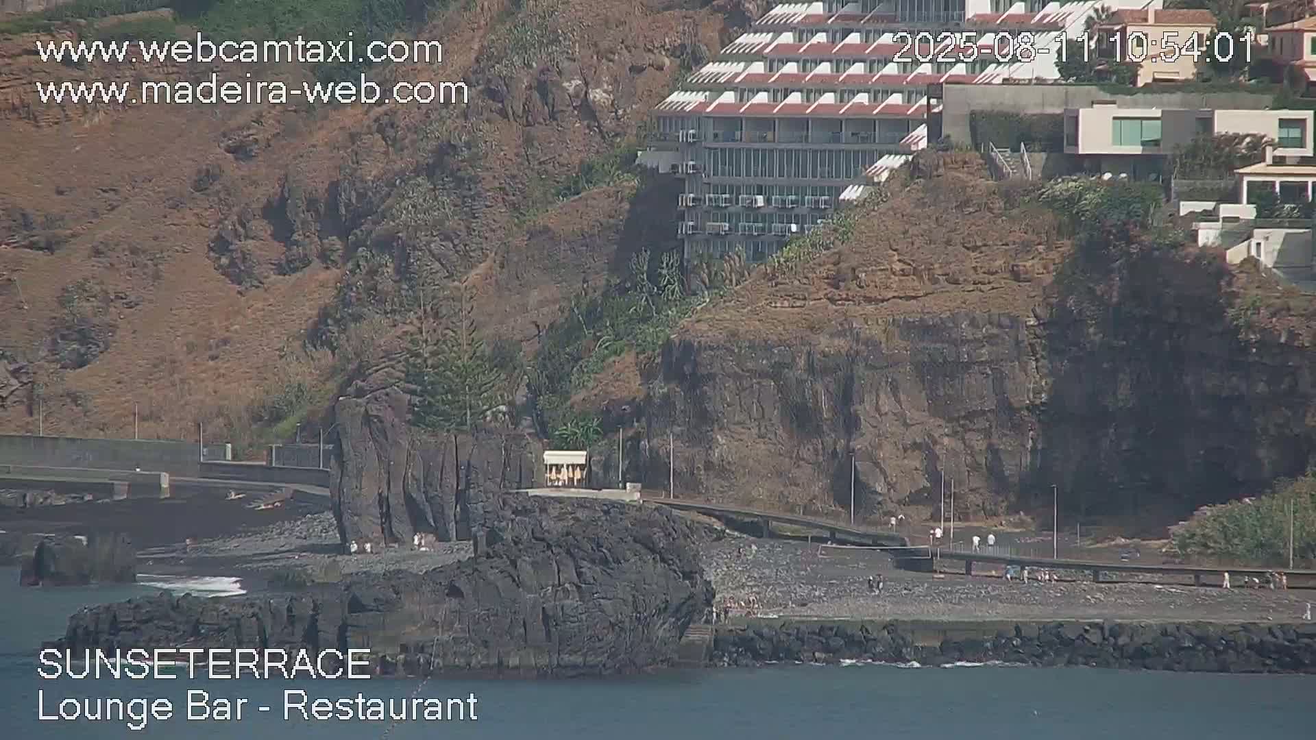Praia Formosa Coast & Camara de Lobos City Live Cam - Funchal, Madeira, Portugal